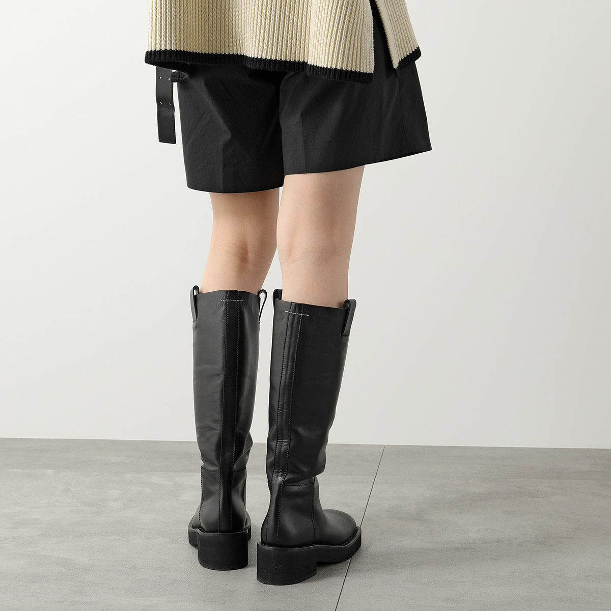 楽天市場】MM6 エムエムシックス メゾンマルジェラ ロングブーツ