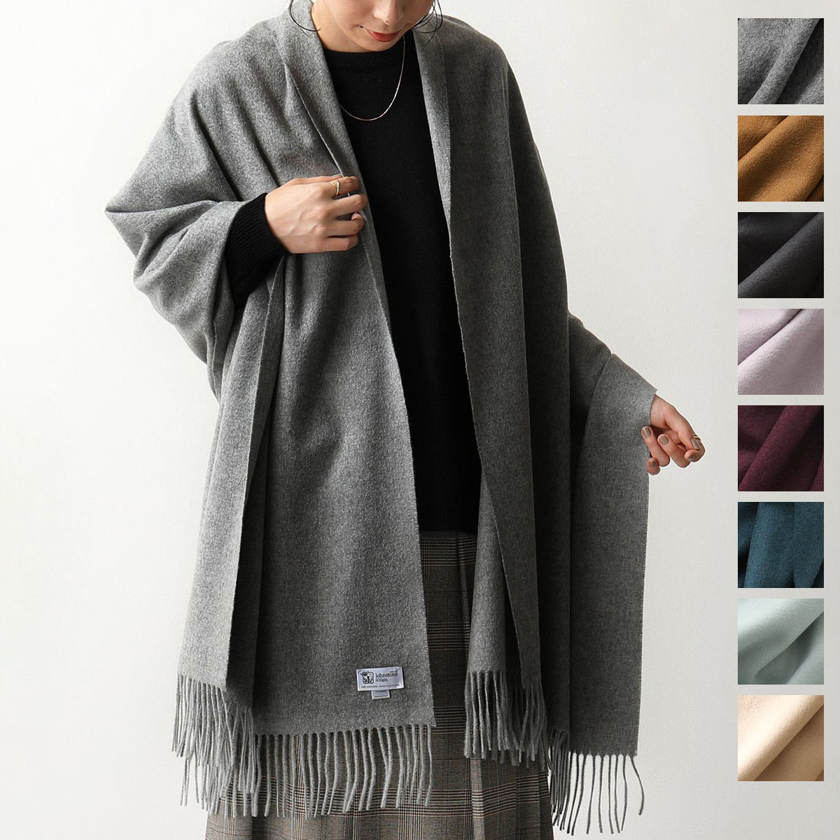 楽天市場】JOHNSTONS ジョンストンズ マフラー WA56 レディース