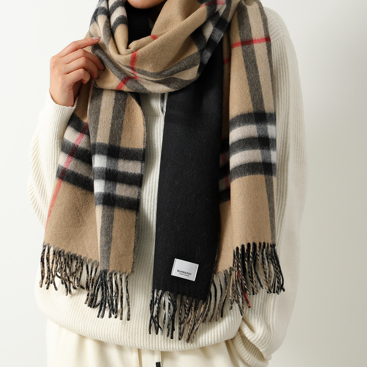 楽天市場】BURBERRY バーバリー ストール MU GNT CHK SLD LNG CSSC