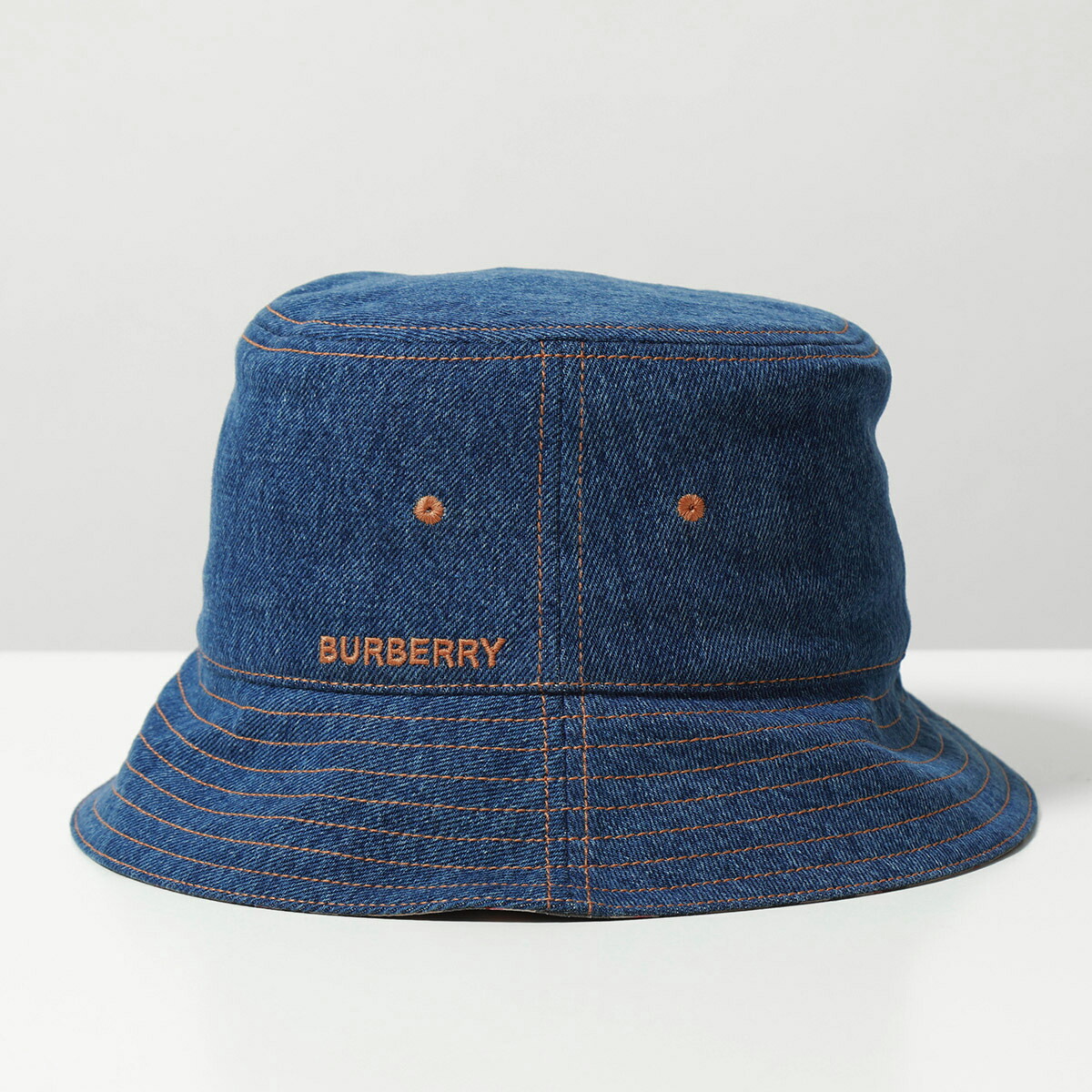 楽天市場】BURBERRY バーバリー バケットハット MH WASHED DENIM