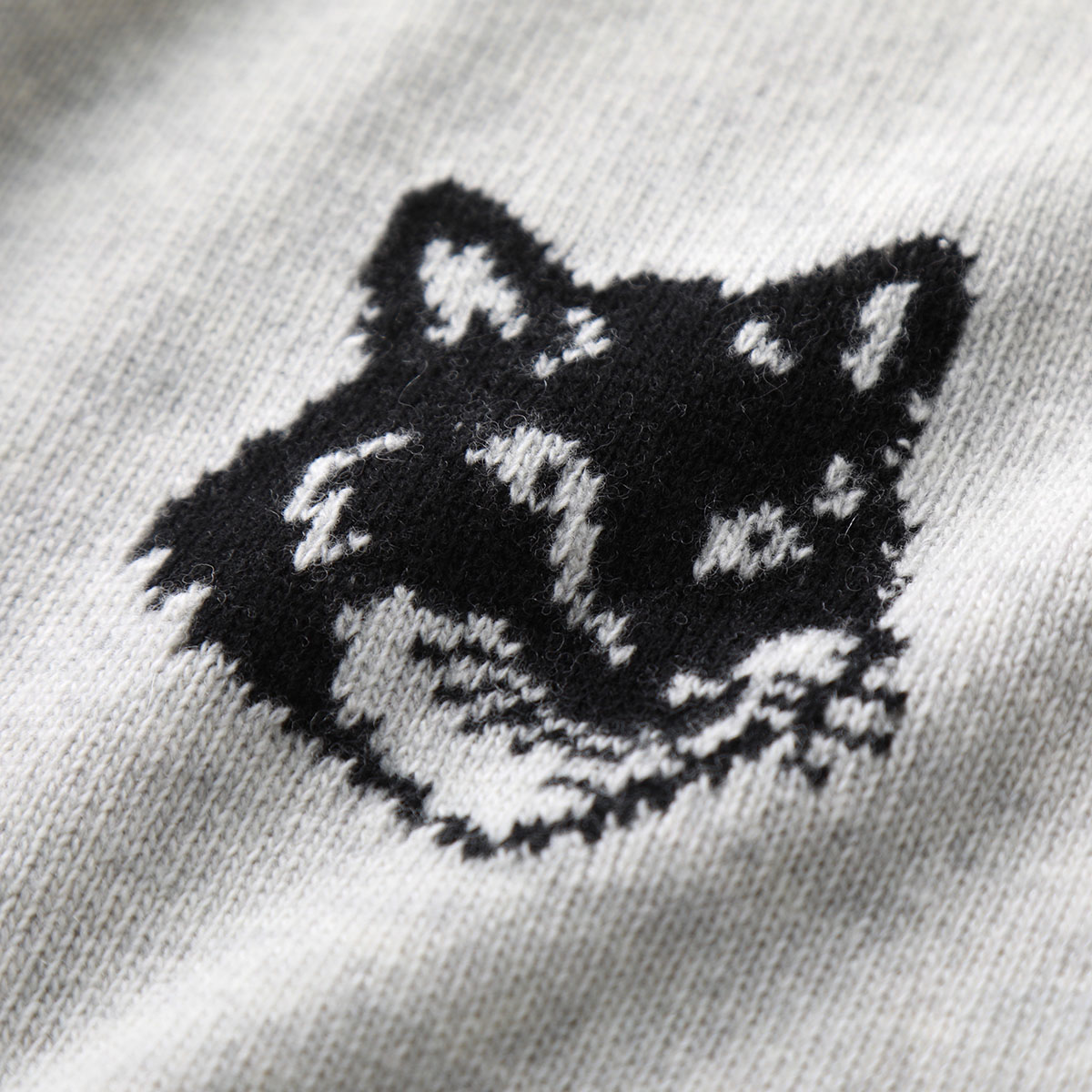 楽天市場】MAISON KITSUNE メゾンキツネ ニット FOX HEAD INTARSIA