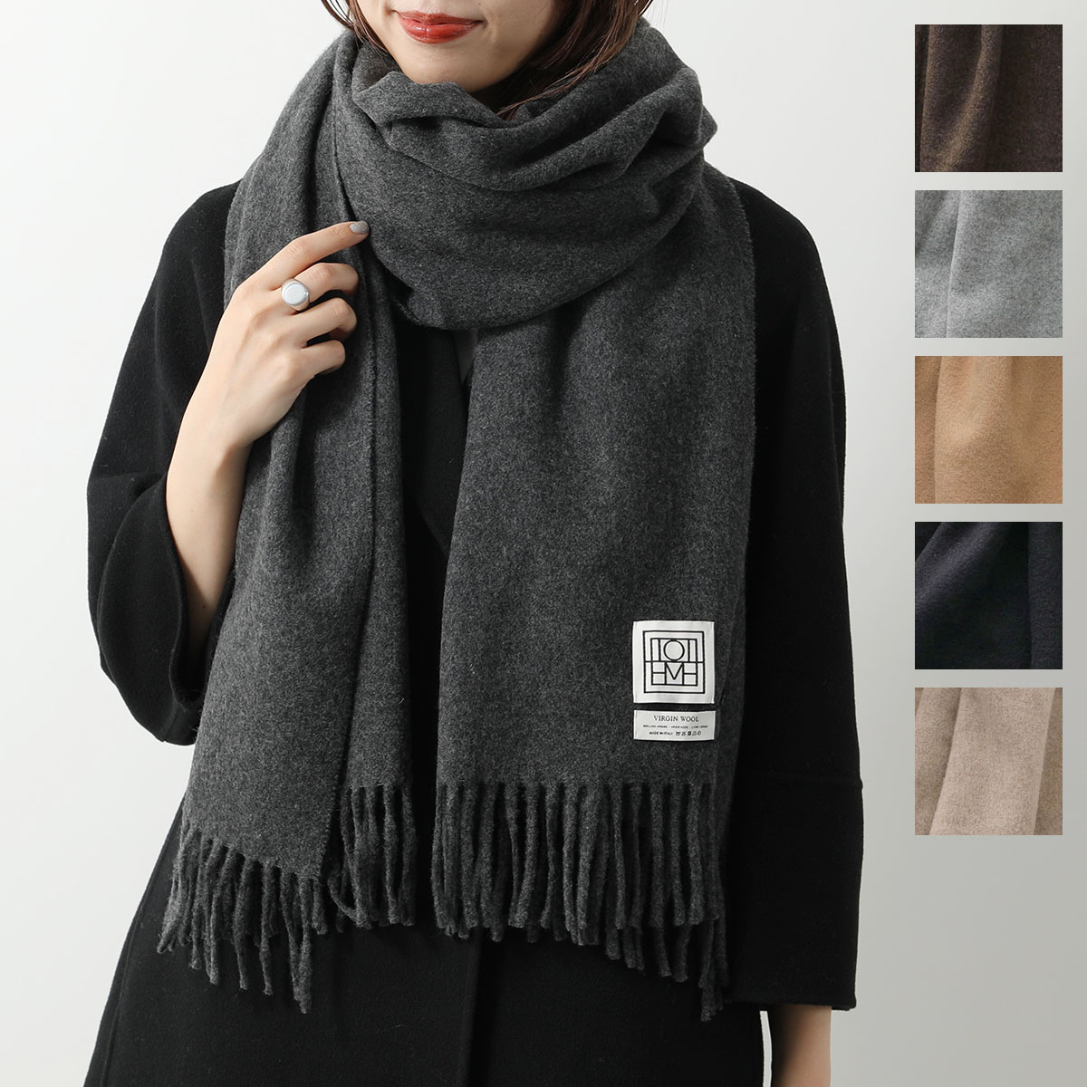 楽天市場】Toteme トーテム マフラー CLASSIC WOOL SCARF レディース