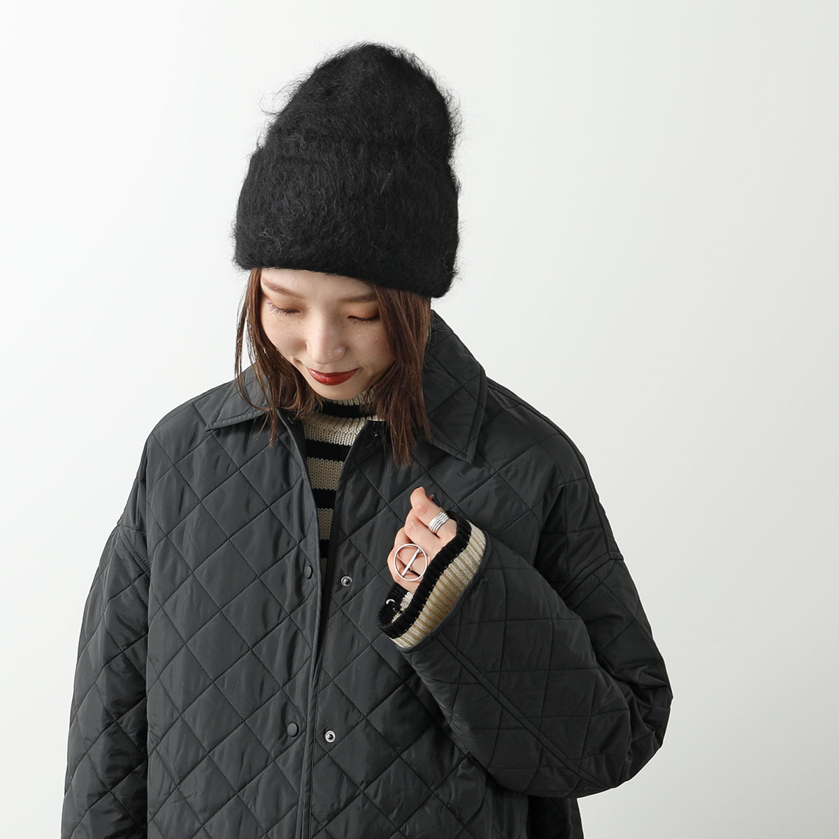 楽天市場】Toteme トーテム ニット帽 ALPACA KNIT BEANIE レディース