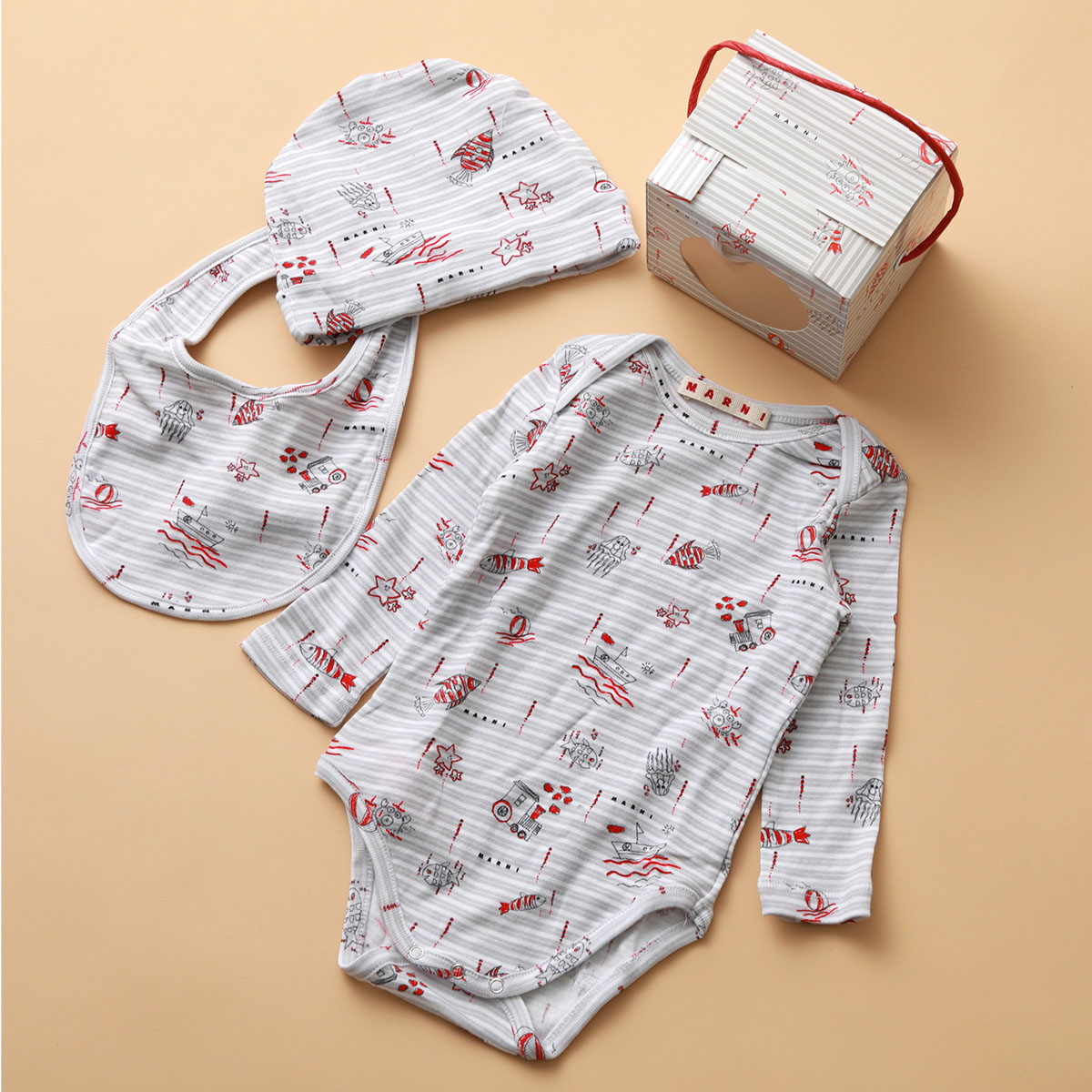 楽天市場】MARNI KIDS マルニ キッズ ベビー ギフトセット M01249