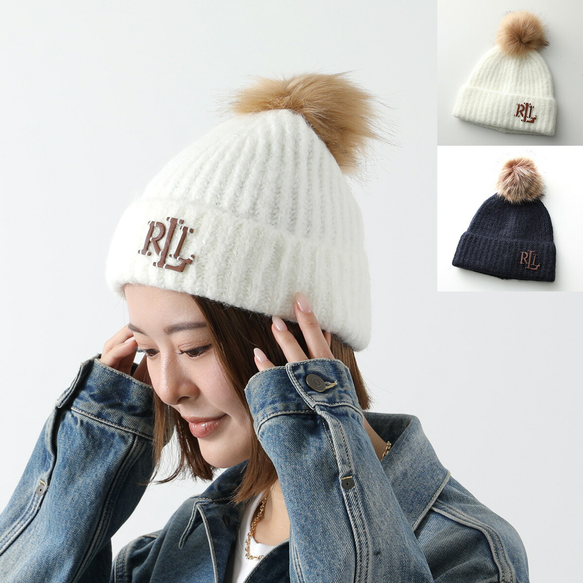 楽天市場】Lauren Ralph Lauren ローレンラルフローレン ニット帽