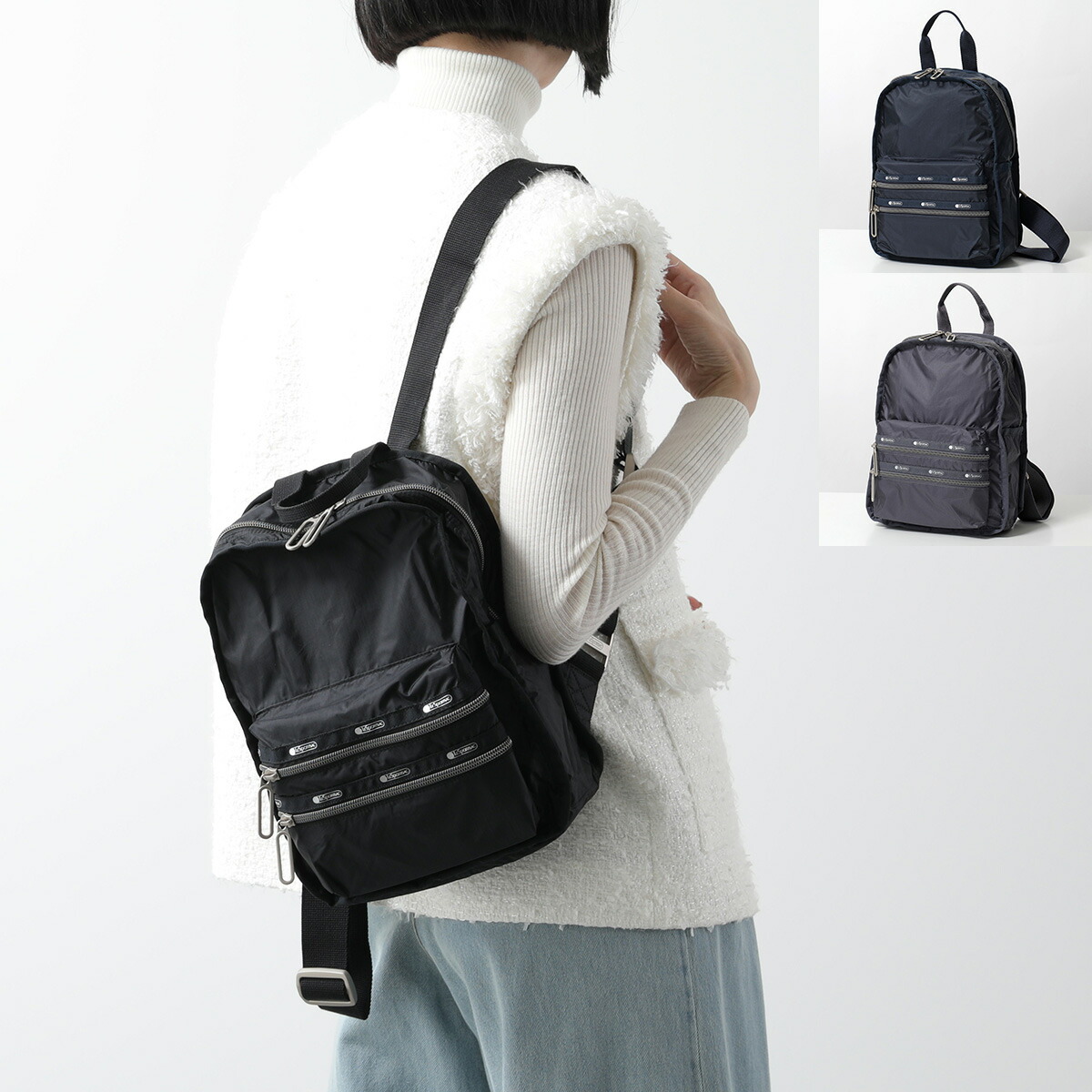 楽天市場】LeSportsac レスポートサック バックパック SM FUNCTIONAL