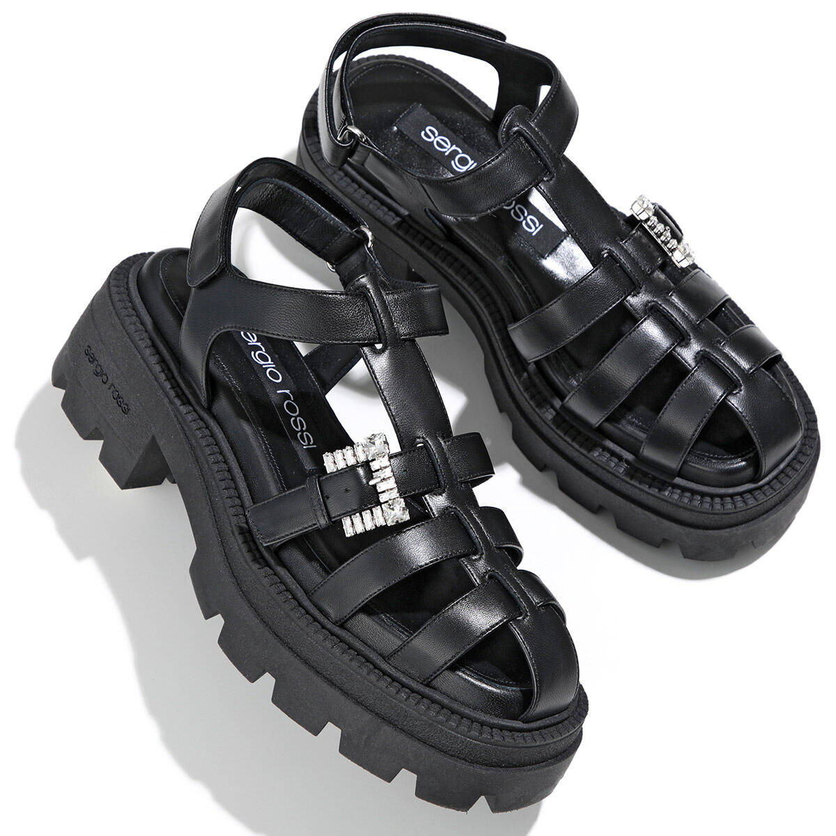 楽天市場】Sergio Rossi セルジオロッシ サンダル SR TWENTY BUCKLE