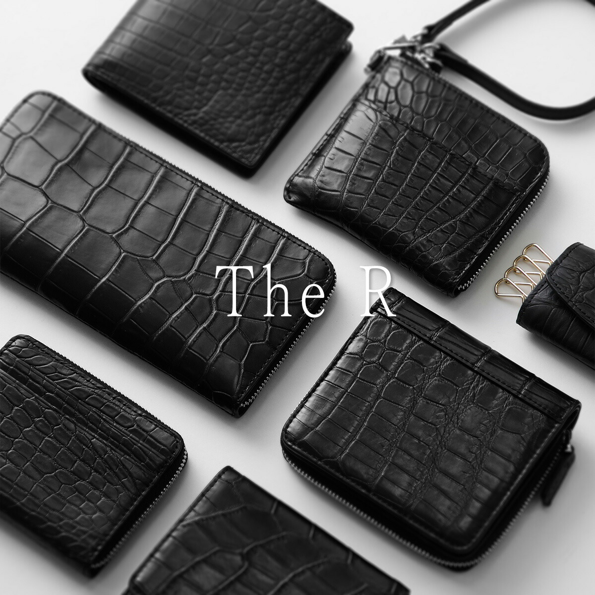 楽天市場】The R ザアール リアルクロコダイル ニつ折り財布 275