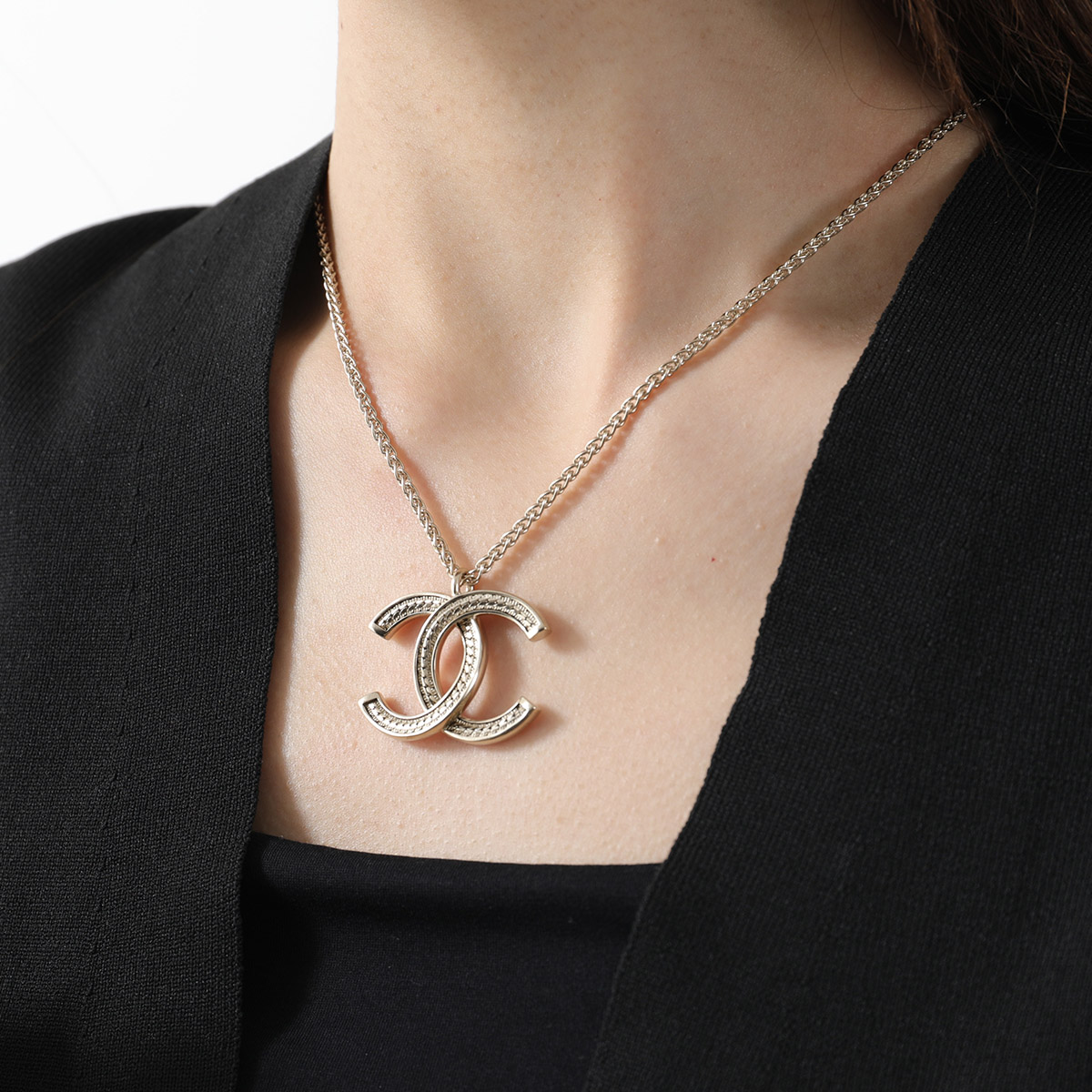 楽天市場】CHANEL シャネル ネックレス ABE252 B18058 レディース ココ