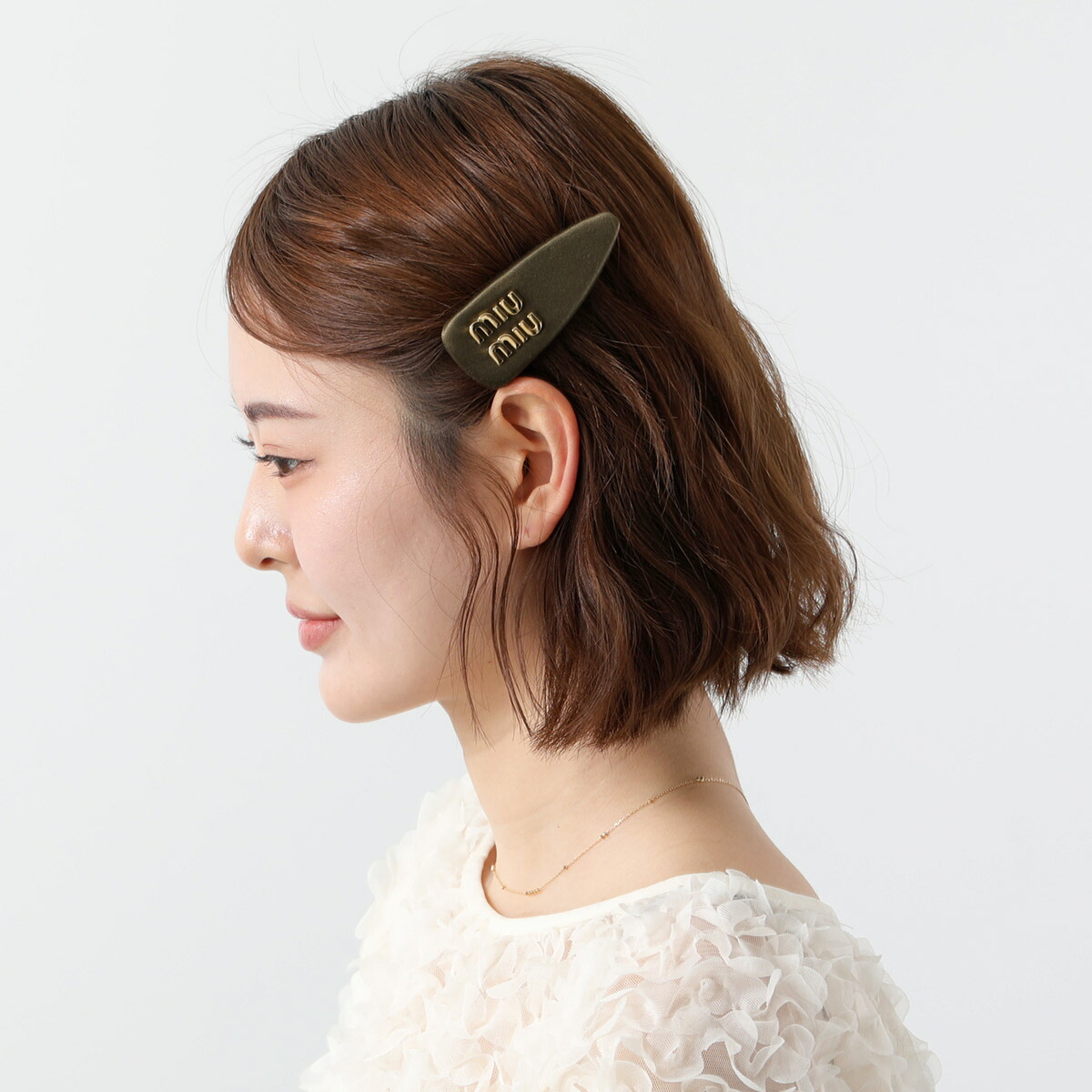 楽天市場】MIUMIU ミュウミュウ バレッタ 5IF092 049 レディース