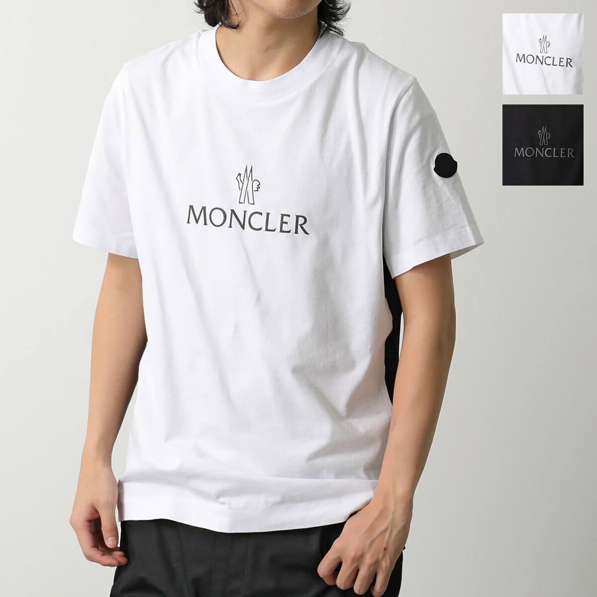MONCLER MONCLER◇Tシャツ/S/コットン/WHT/H10918C00017 8390T Matt