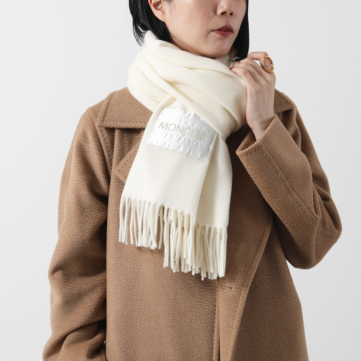 楽天市場】MONCLER モンクレール ストール 3C00016 3C00013 3C00024