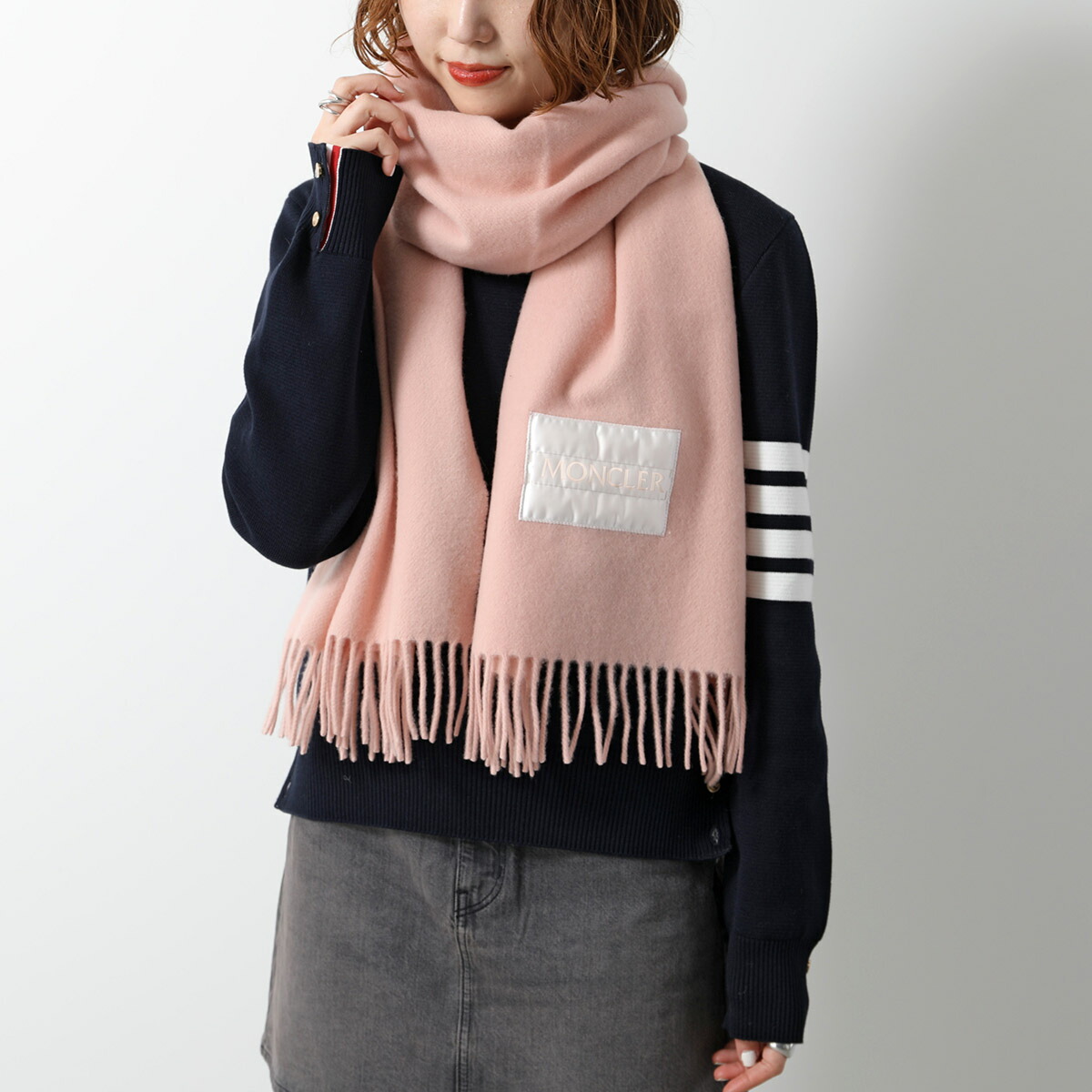 楽天市場】MONCLER モンクレール ストール 3C00016 3C00013 3C00024