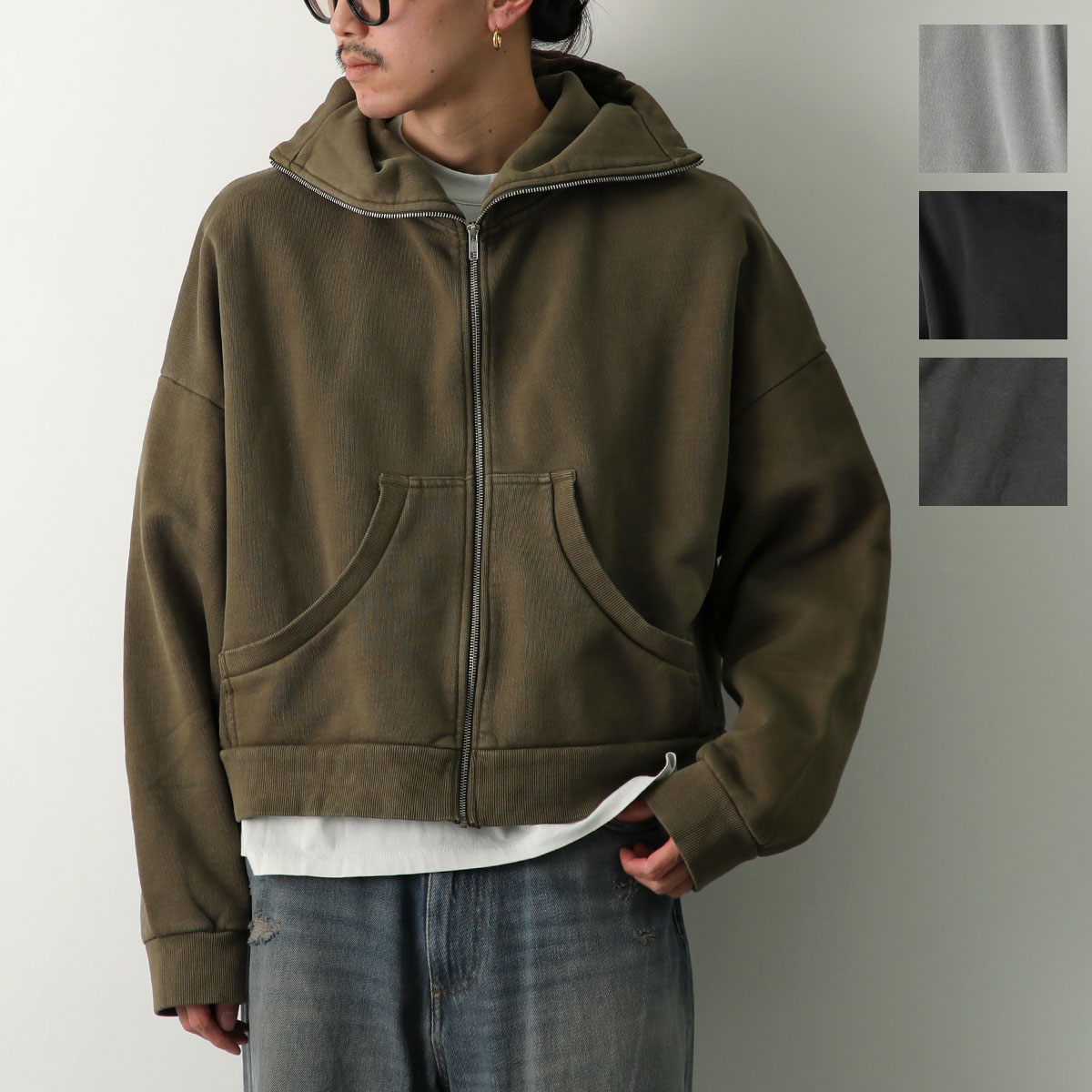 楽天市場】ENTIRE STUDIOS エンタイアスタジオ パーカー FULL ZIP