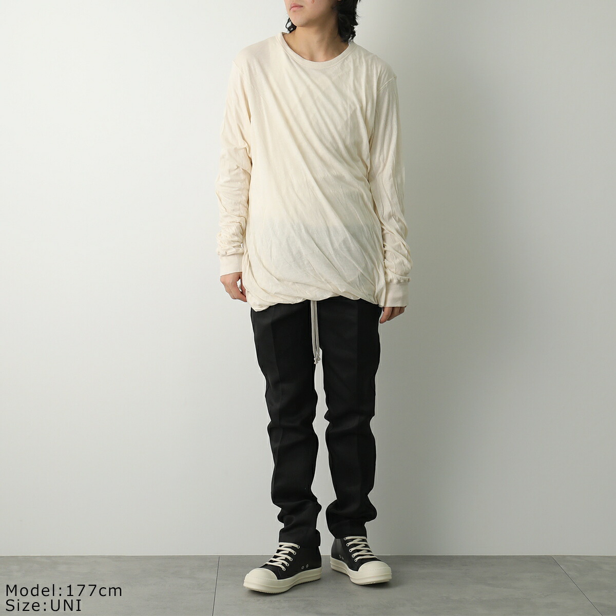 楽天市場】Rick Owens リックオウエンス カットソー JUMBO DOUBLE LS T