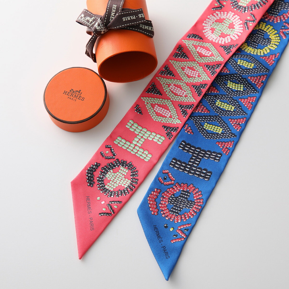 楽天市場】HERMES エルメス ツイリー スカーフ 062552S KELLY EN