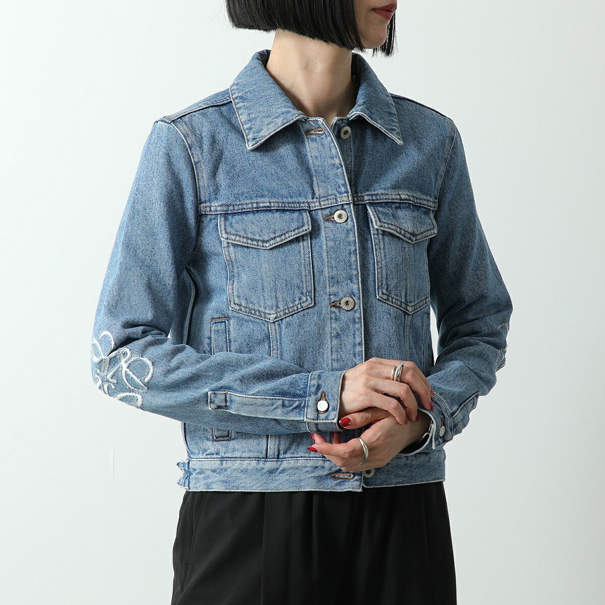 楽天市場】LOEWE ロエベ デニムジャケット ANAGRAM アナグラム