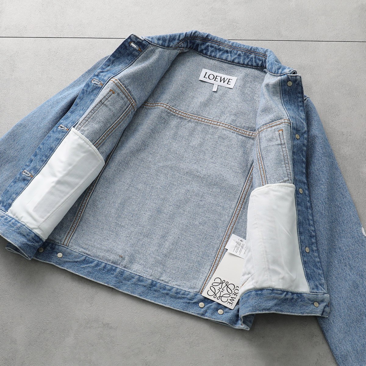 楽天市場】LOEWE ロエベ デニムジャケット ANAGRAM アナグラム