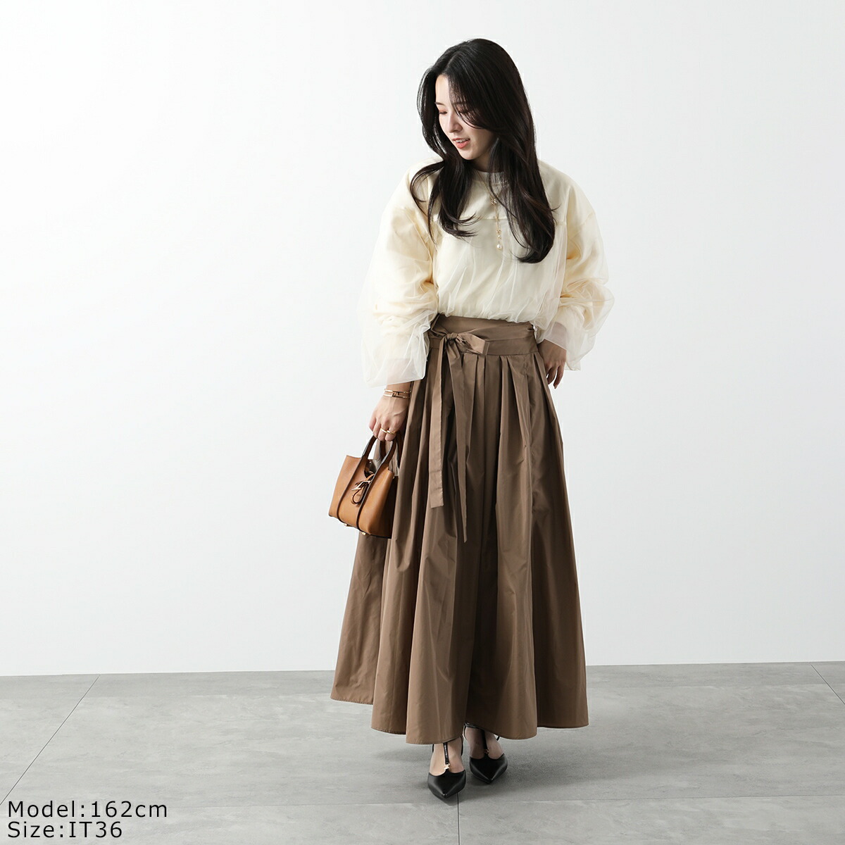 楽天市場】S MAX MARA エス マックスマーラ ロングスカート GEA ジェア