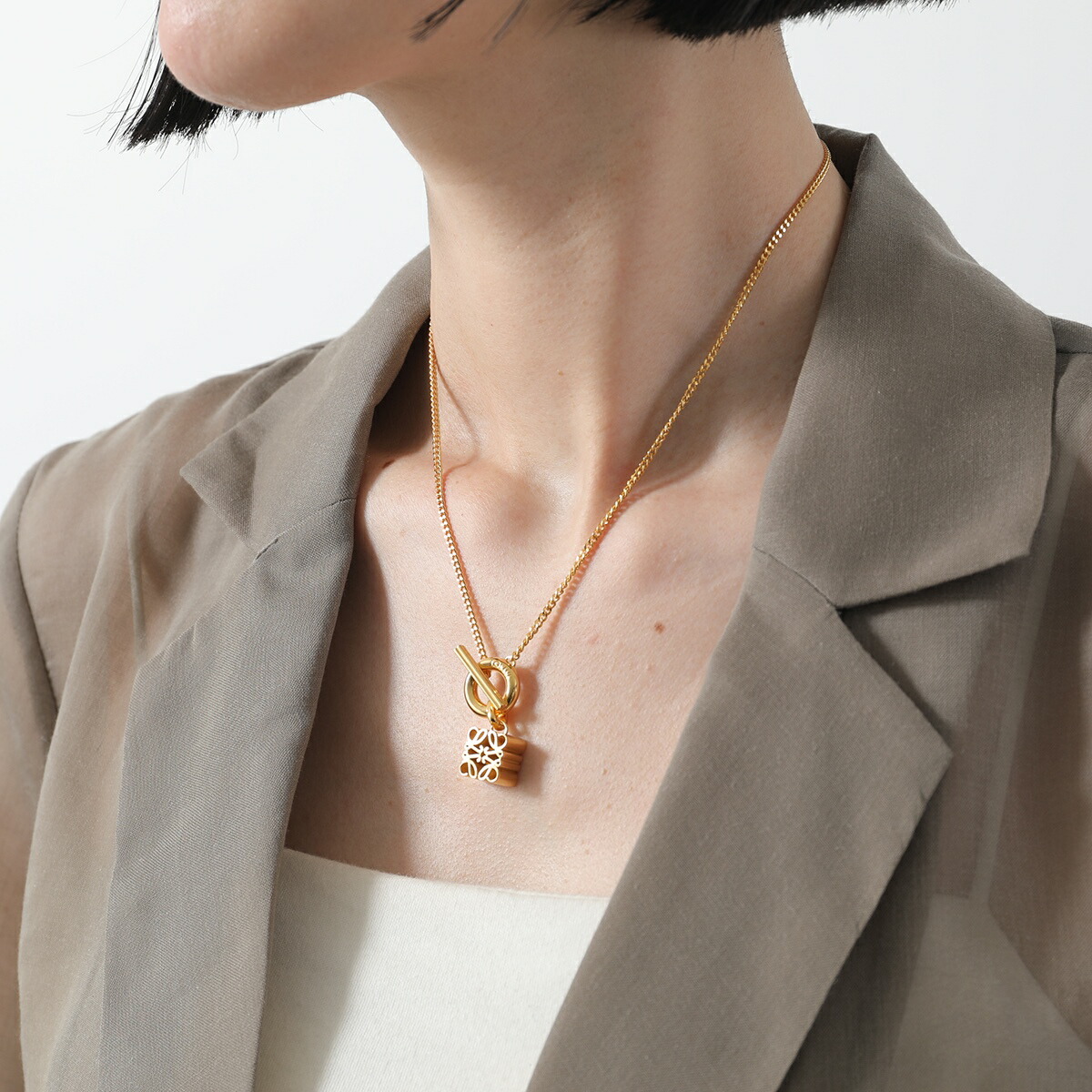 楽天市場】LOEWE ロエベ ネックレス J821241X07 J821241X08 レディース