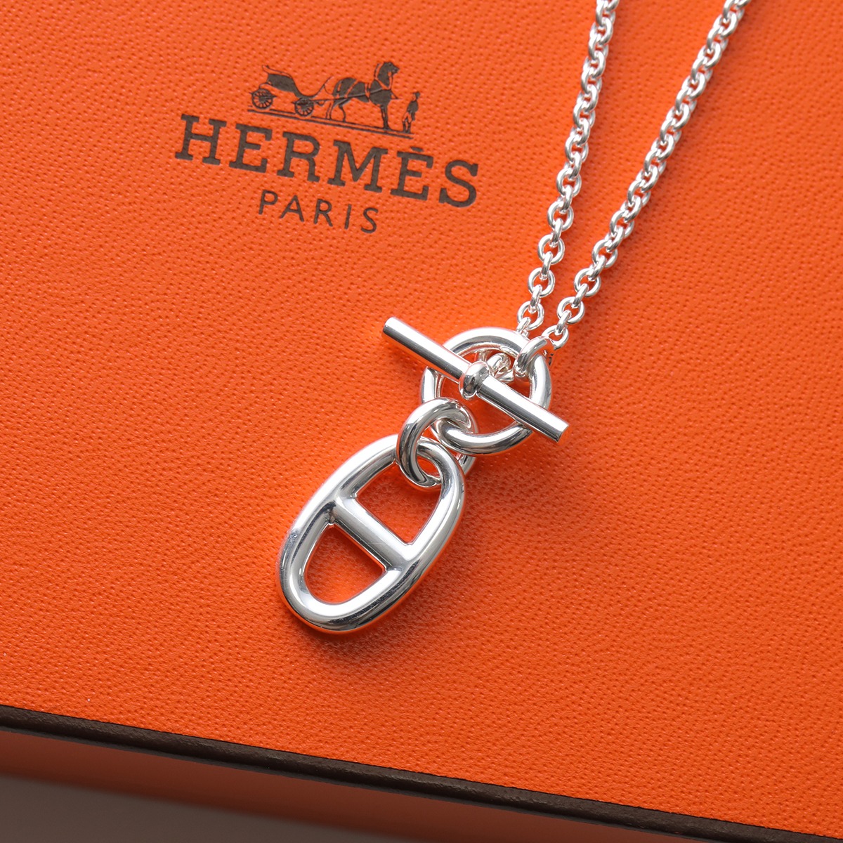 楽天市場】HERMES エルメス ネックレス Chaine dAncre