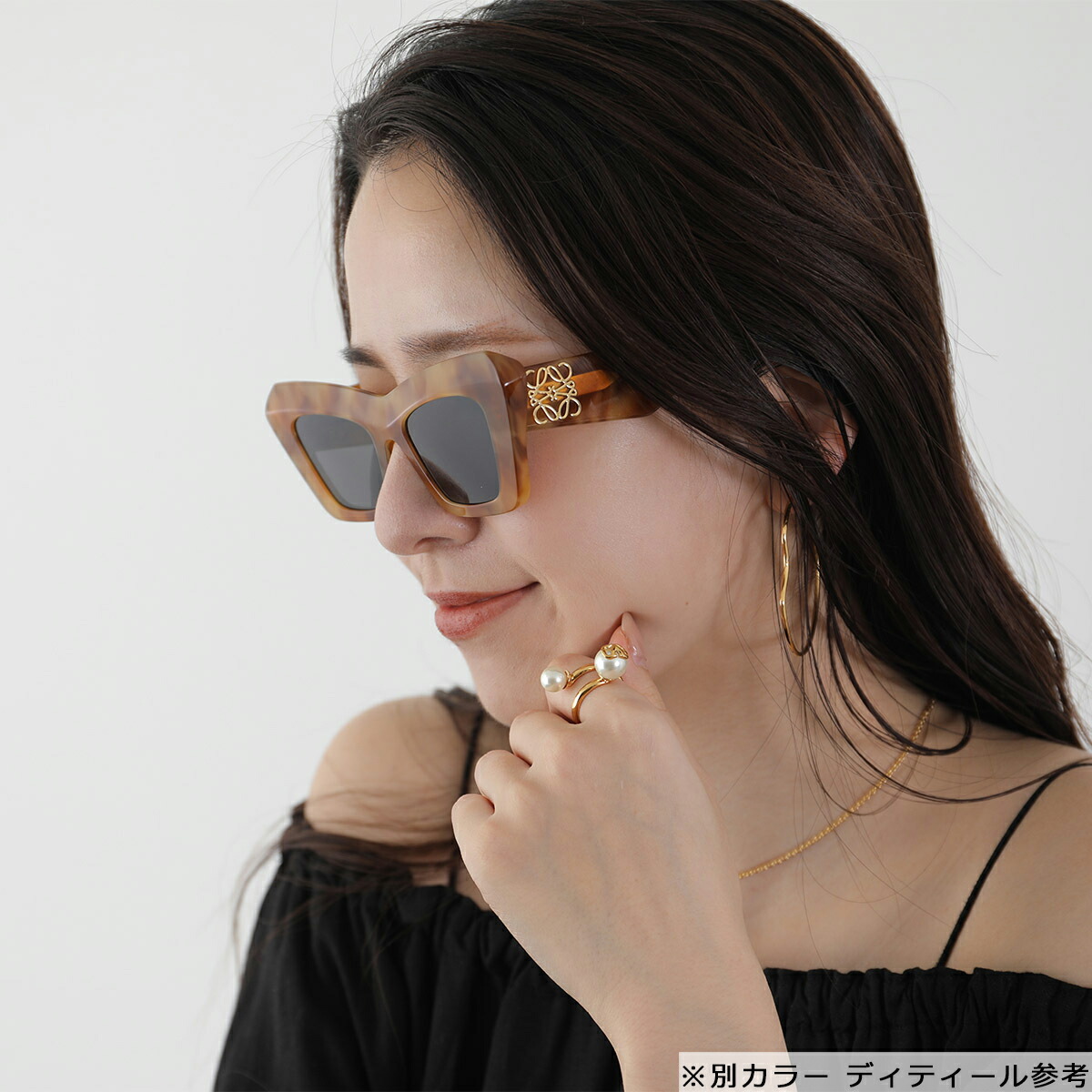 楽天市場】LOEWE ロエベ サングラス LW40036I レディース フォックス型