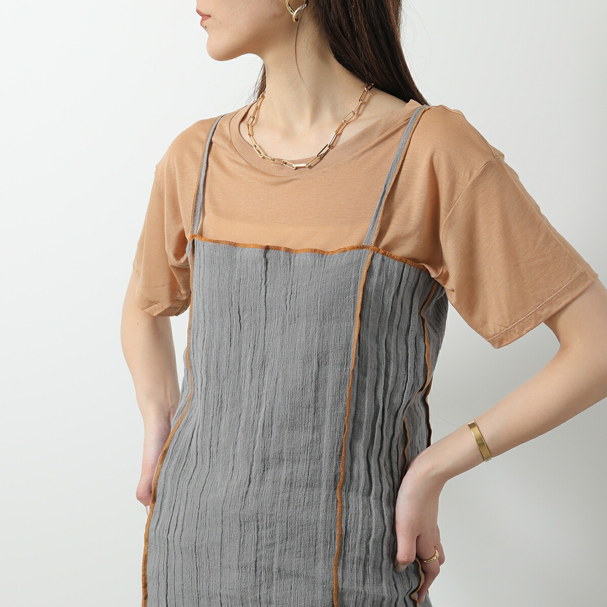 楽天市場】BASERANGE ベースレンジ ワンピース SHOK SLIP DRESS DRSKS