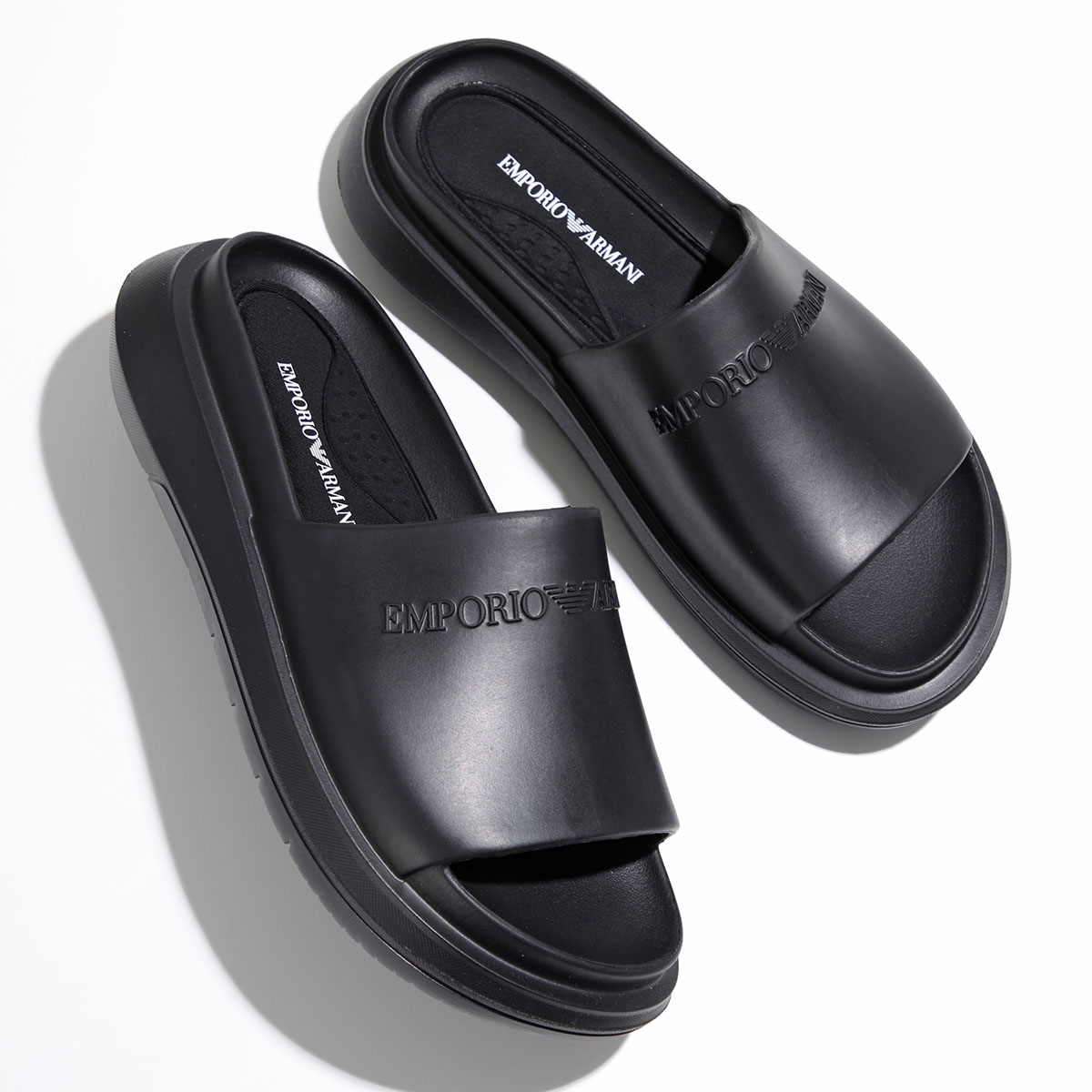 楽天市場】EMPORIO ARMANI エンポリオアルマーニ モノブロックサンダル