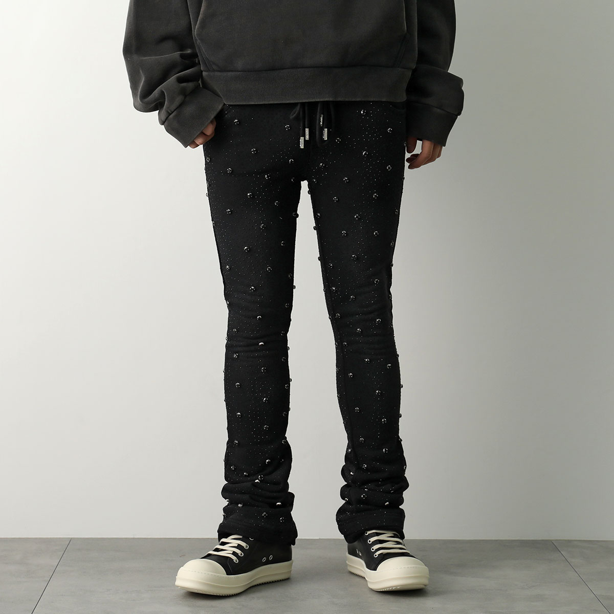 楽天市場】GUAPI グアピ スウェットパンツ Obsidian Black Embellished