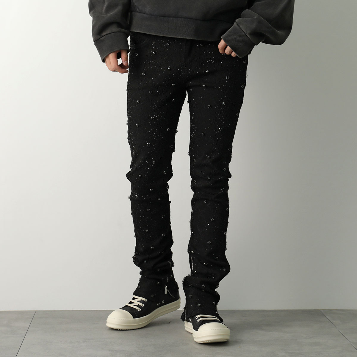 楽天市場】GUAPI グアピ ジーンズ All Black Embellished Denim V2