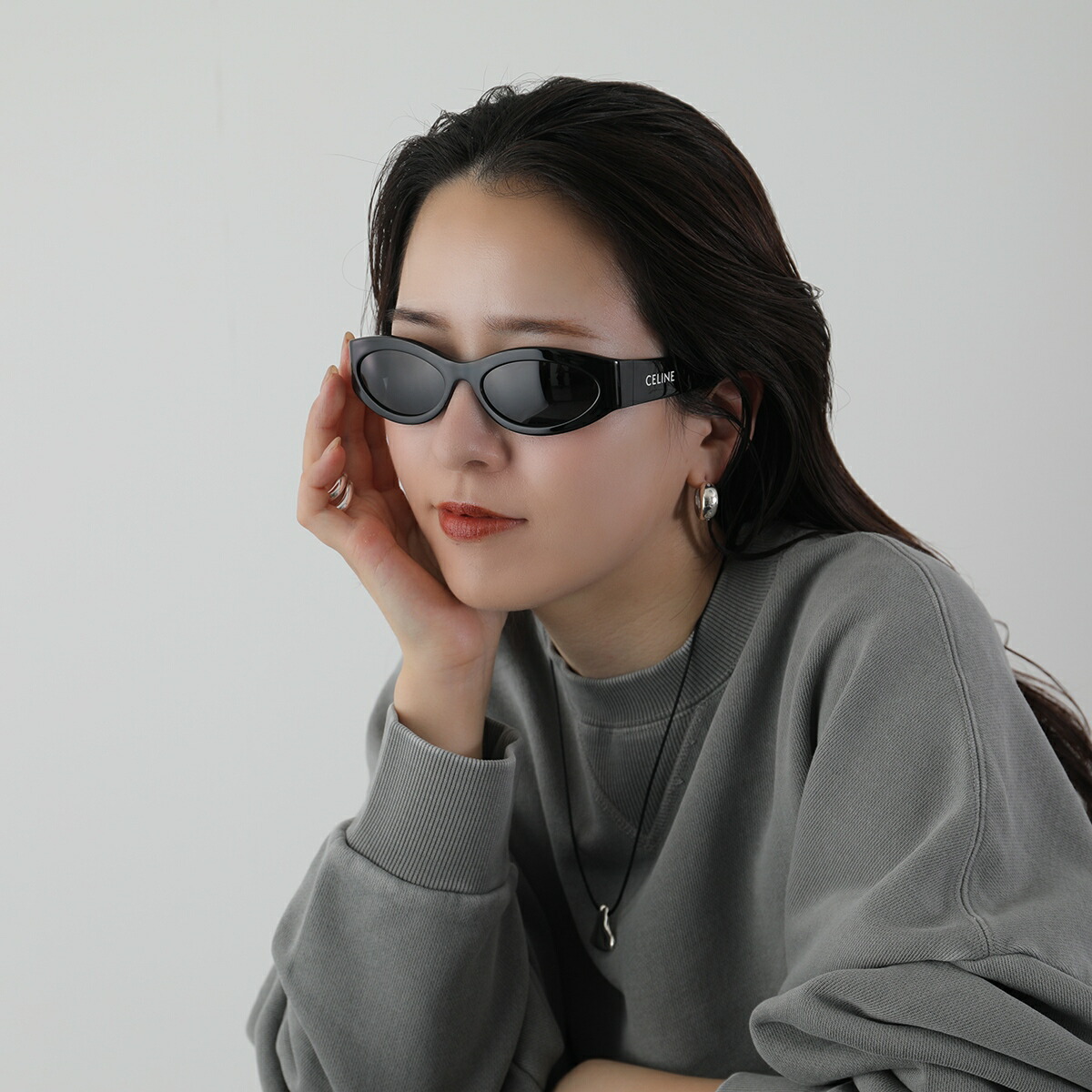 楽天市場】CELINE セリーヌ サングラス CL40288I レディース オーバル