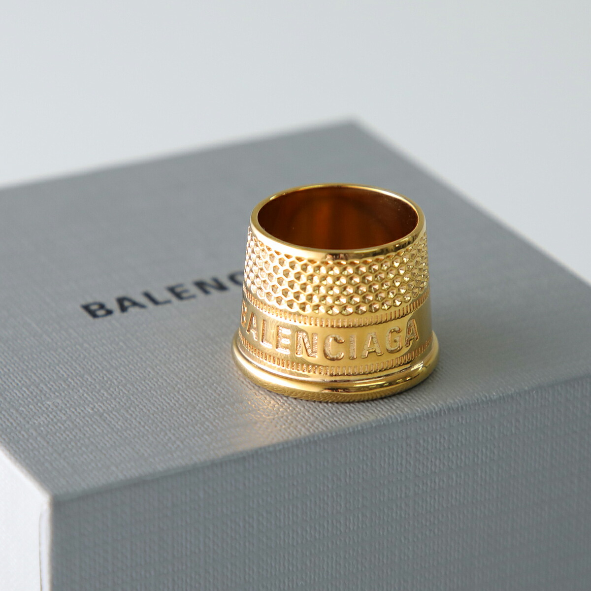 楽天市場】BALENCIAGA バレンシアガ リング THIMBLE シンブル 700216
