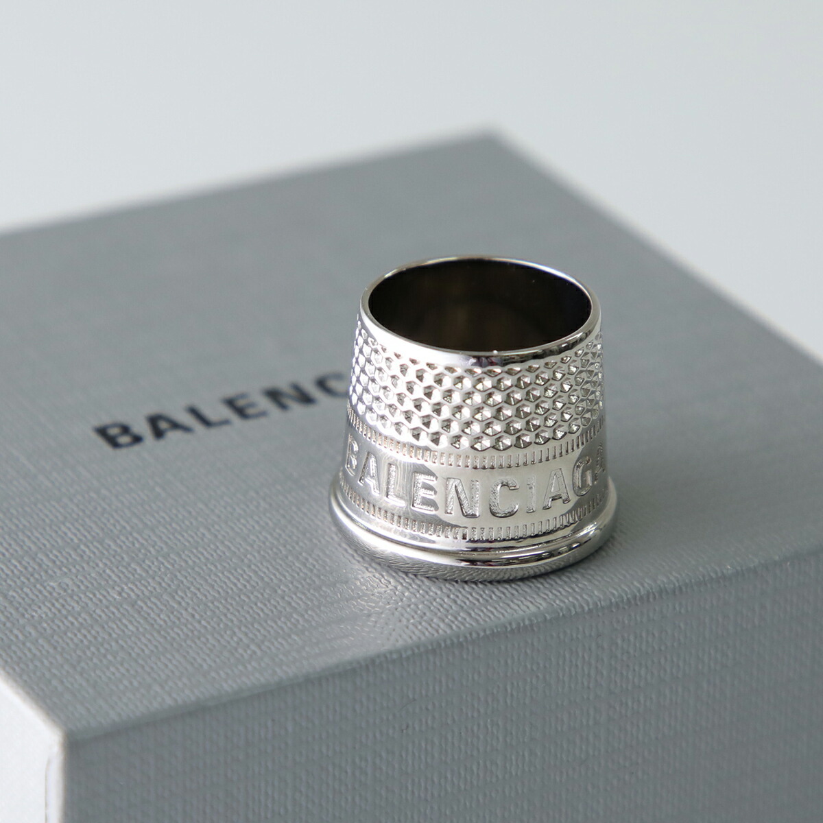 楽天市場】BALENCIAGA バレンシアガ リング THIMBLE シンブル 700216