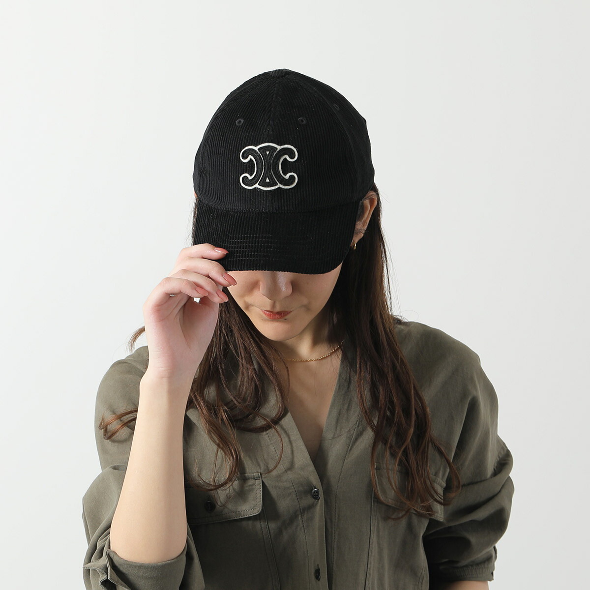 楽天市場】CELINE セリーヌ ベースボールキャップ TRIOMPHE トリオンフ