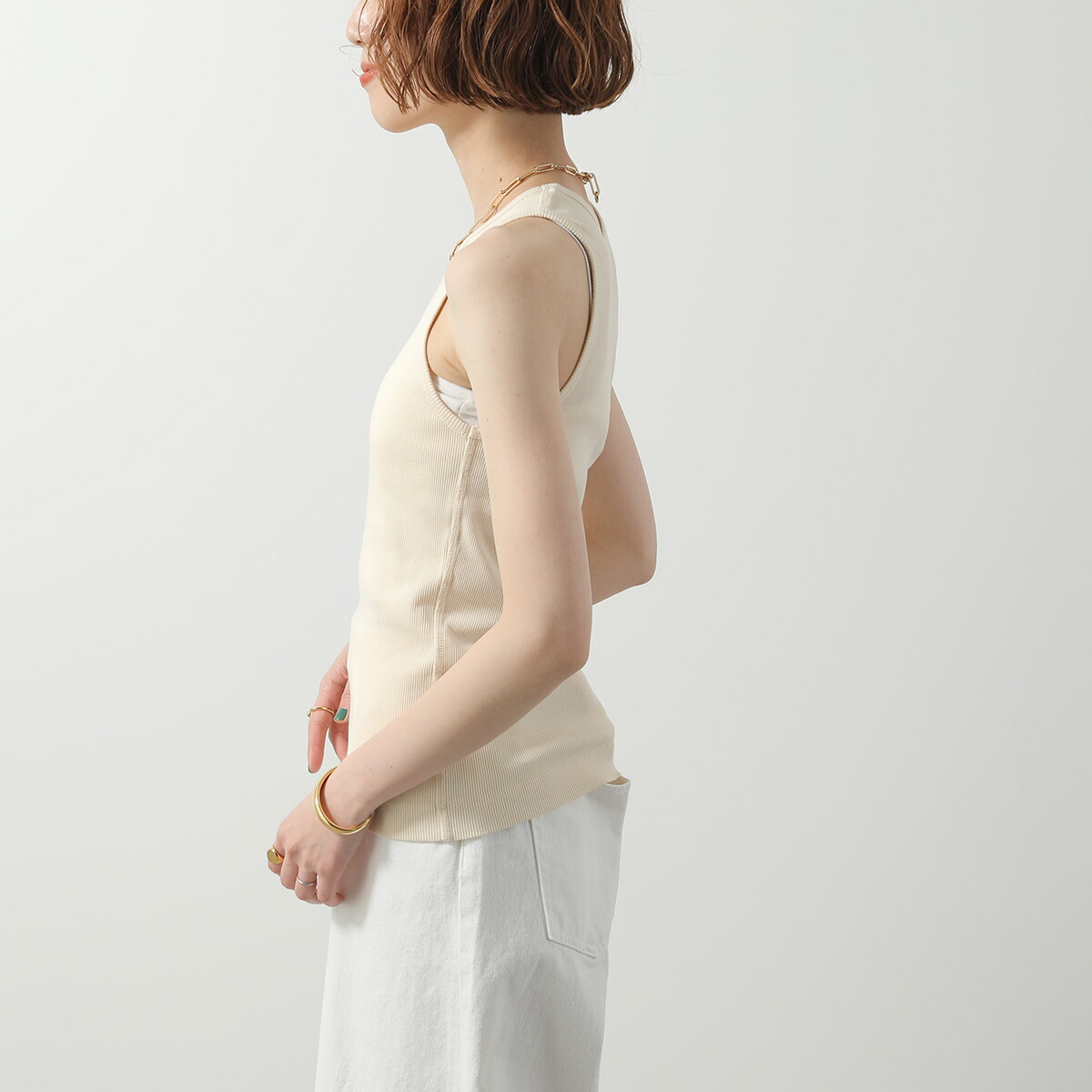 楽天市場】MAISON KITSUNE メゾンキツネ タンクトップ MW00121 KJ0125