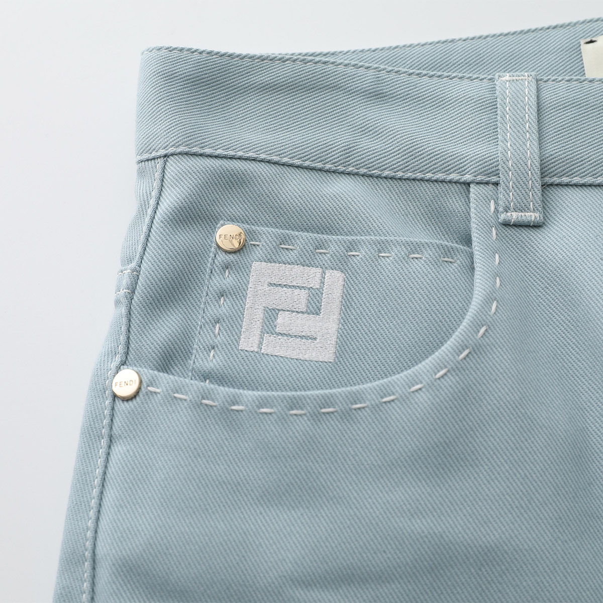 楽天市場】FENDI フェンディ デニムパンツ FLP822 AOE7 レディース FF