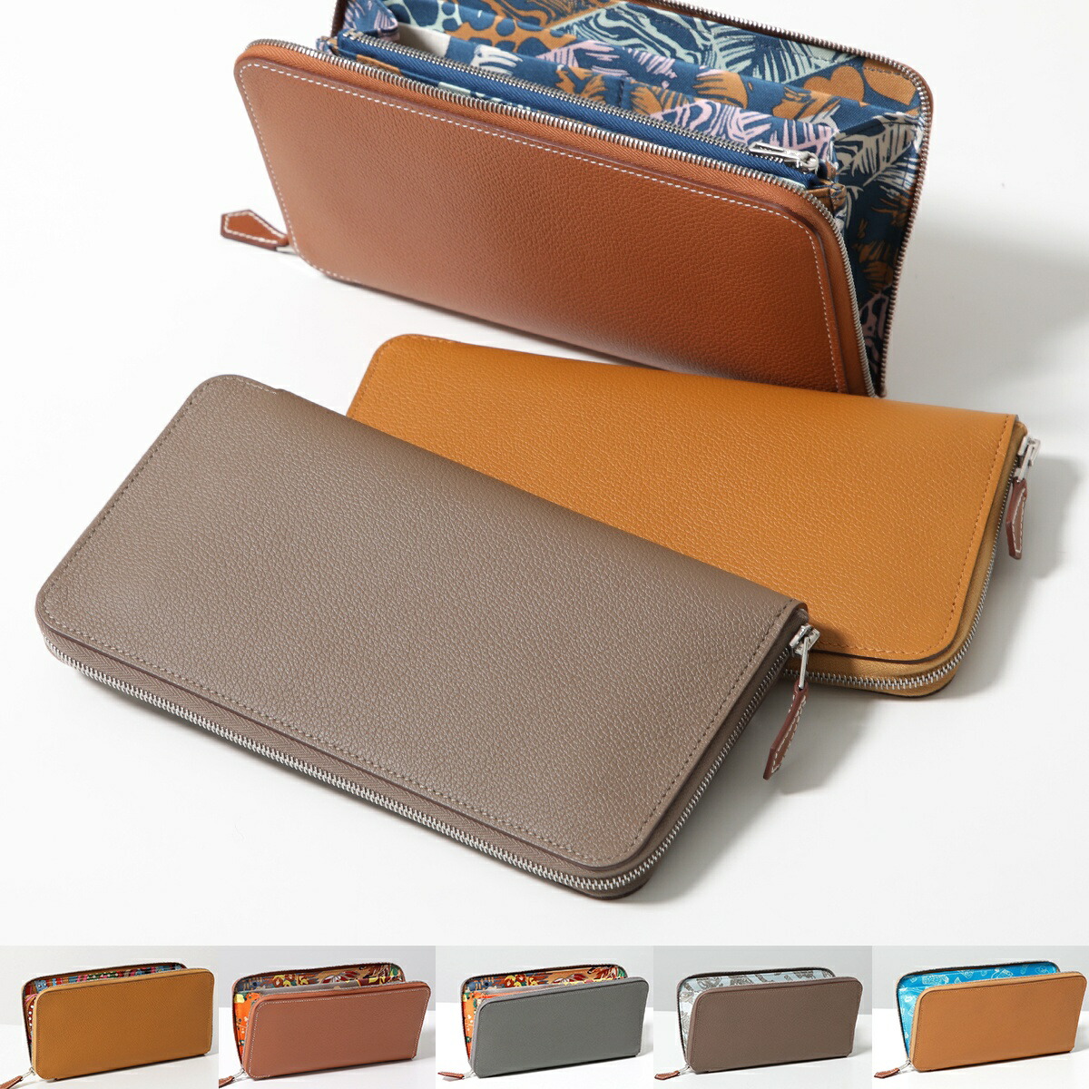 楽天市場】HERMES エルメス 長財布 アザップ シルクイン ロング AZAP