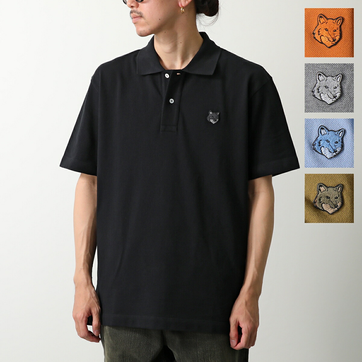 楽天市場】MAISON KITSUNE メゾンキツネ ポロシャツ MM00210KJ7010