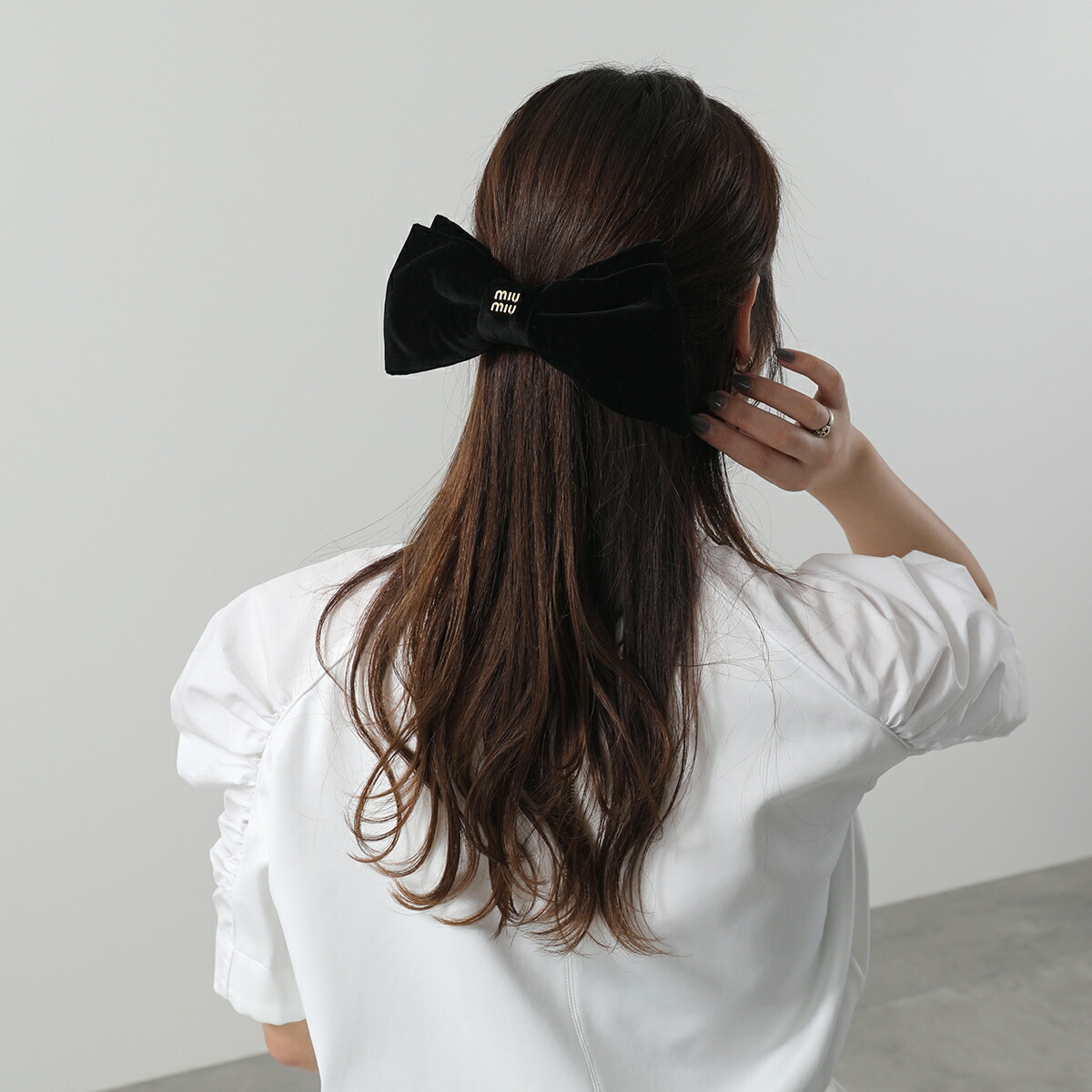 楽天市場】MIUMIU ミュウミュウ バレッタ 5IF206 068 レディース