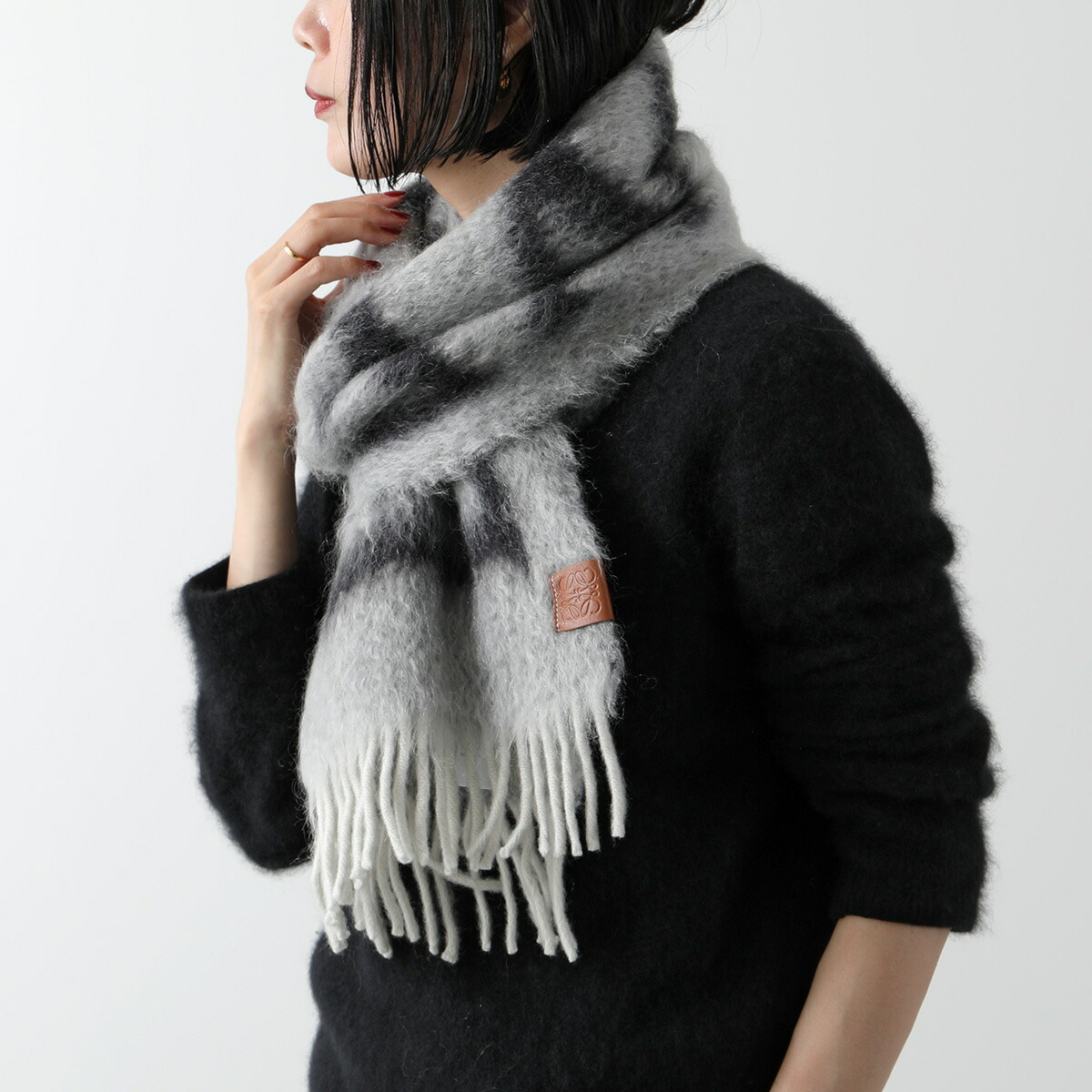 楽天市場】LOEWE ロエベ マフラー F811257X03 レディース モヘア