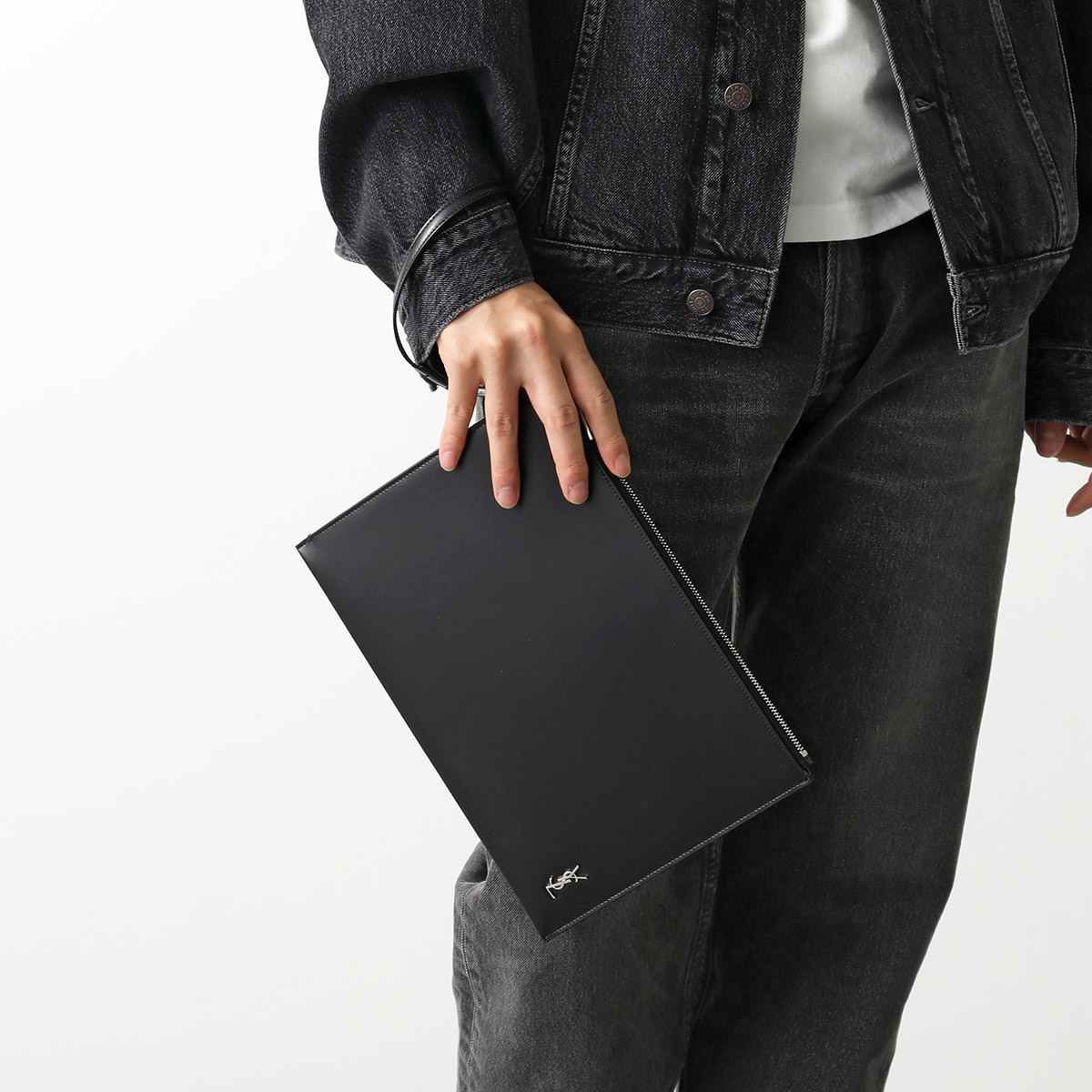 楽天市場】SAINT LAURENT サンローラン クラッチバッグ 683827 1JB0E