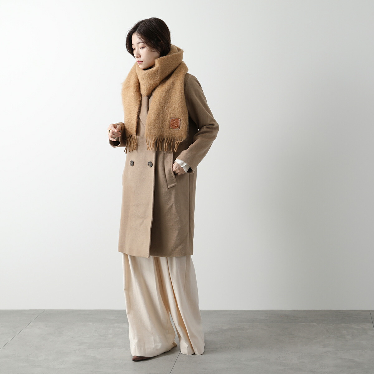 楽天市場】LOEWE ロエベ マフラー 185×23 F655254X01 レディース