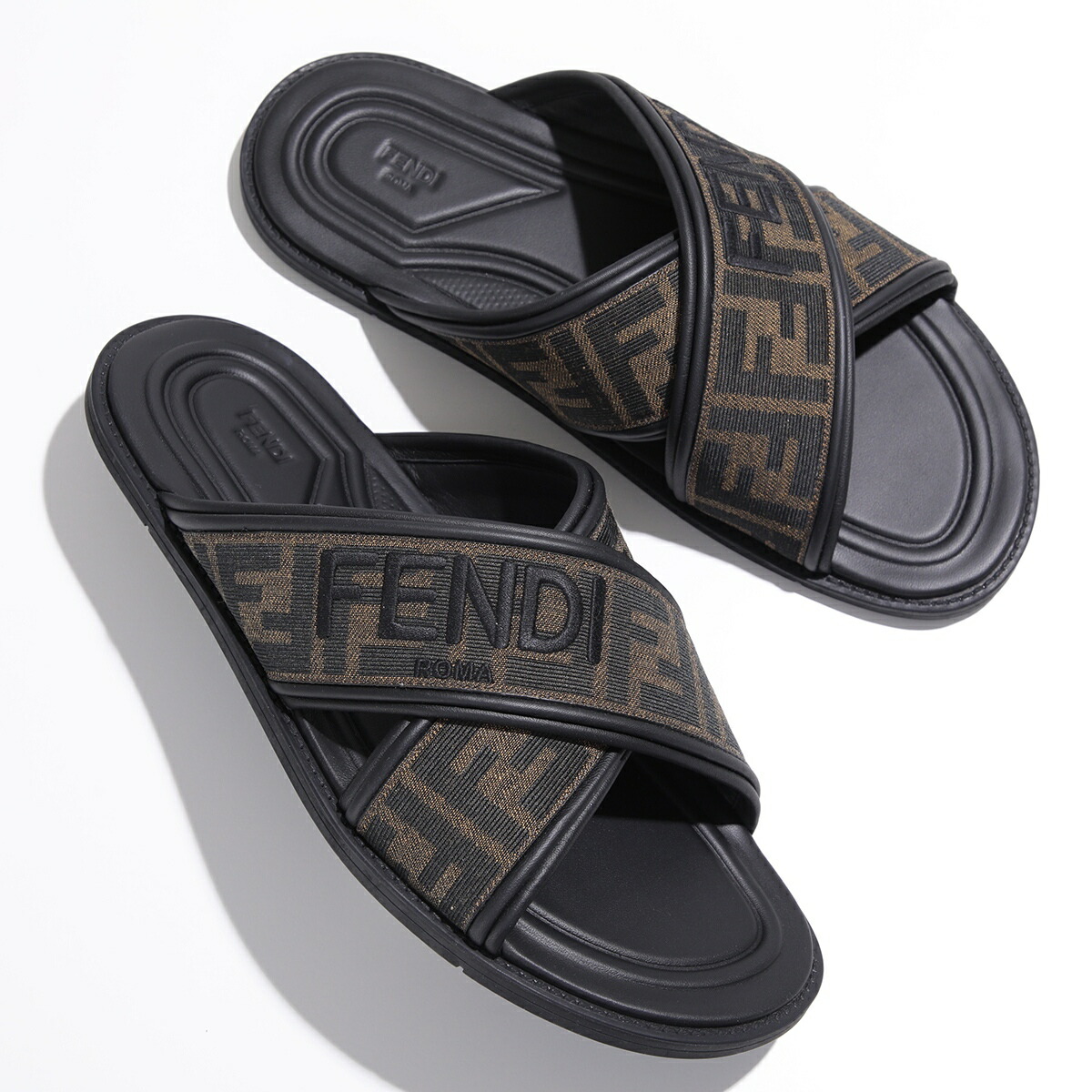 楽天市場】FENDI フェンディ スライドサンダル 7X1548 AJZE メンズ