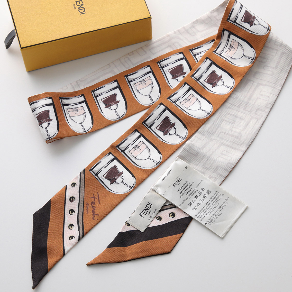 楽天市場】FENDI フェンディ スカーフ FXT011 AQD4 レディース