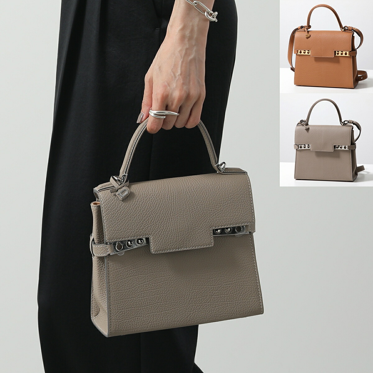 楽天市場】DELVAUX デルヴォー ハンドバッグ Tempete PM タンペート