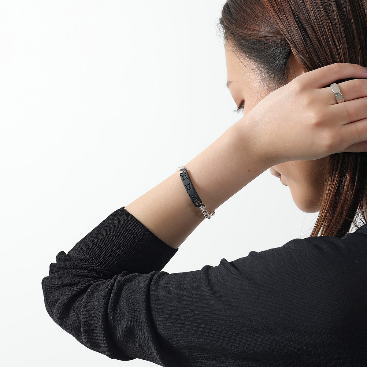 楽天市場】GUCCI グッチ ブレスレット 797167 09832 レディース GGタグ