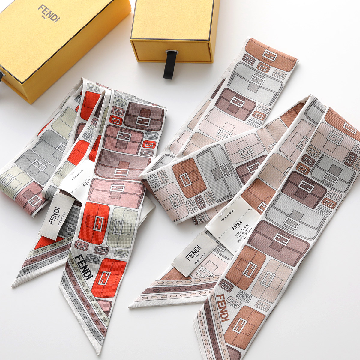 楽天市場】FENDI フェンディ スカーフ WRAPPY BAGUETTE ラッピー