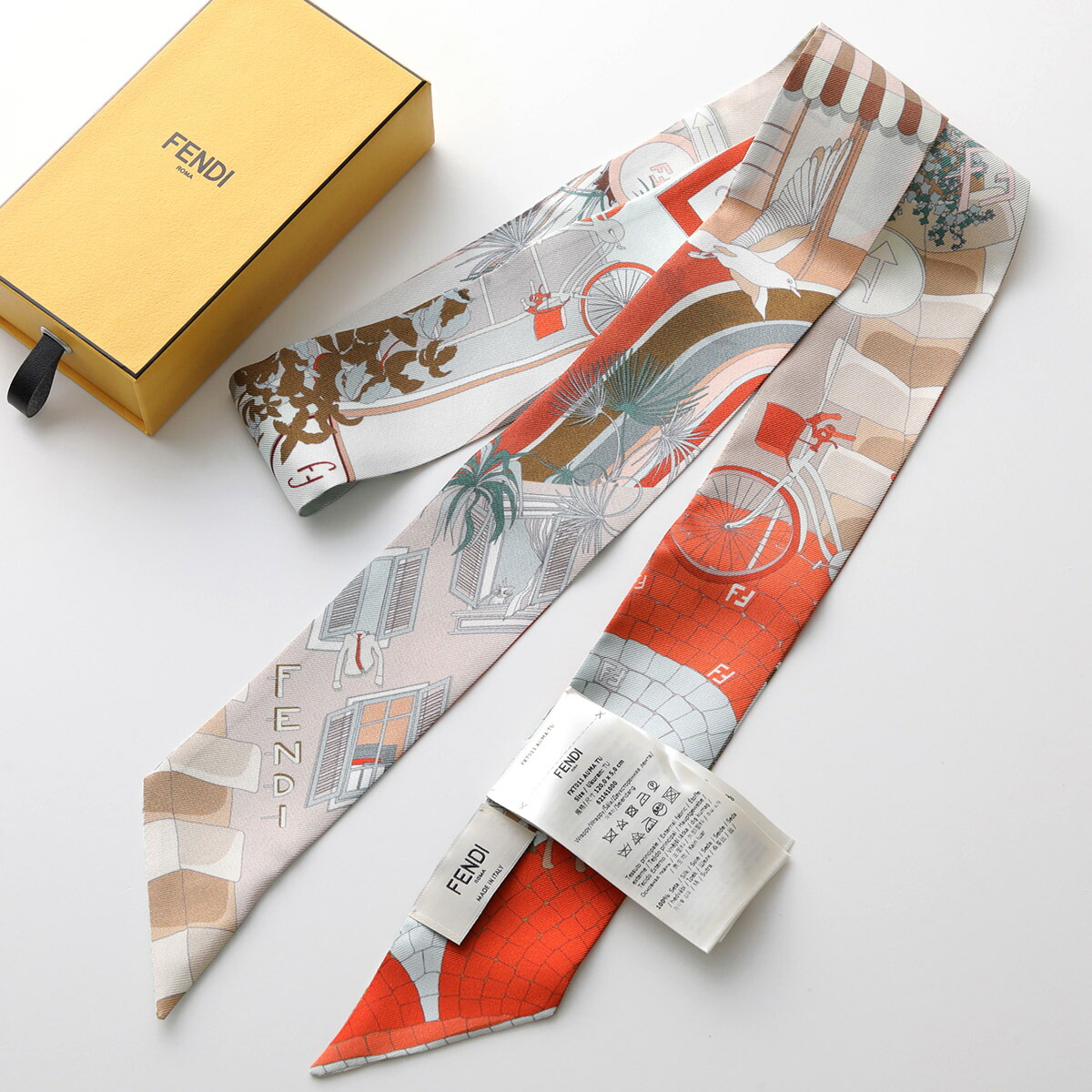 楽天市場】FENDI フェンディ スカーフ WRAPPY BAGUETTE ラッピー