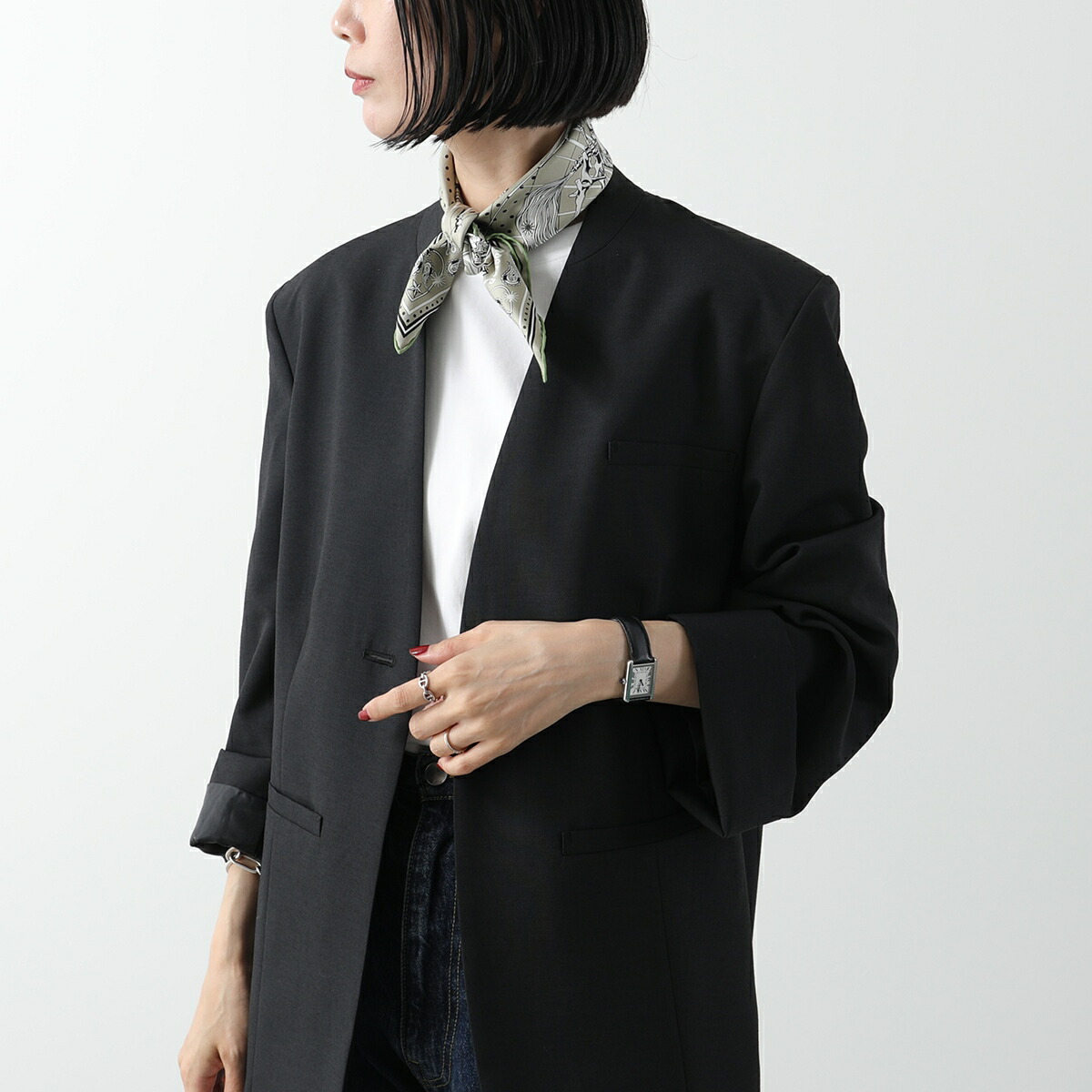 楽天市場】HERMES エルメス スカーフ CARRE カレH 55×55 044044S