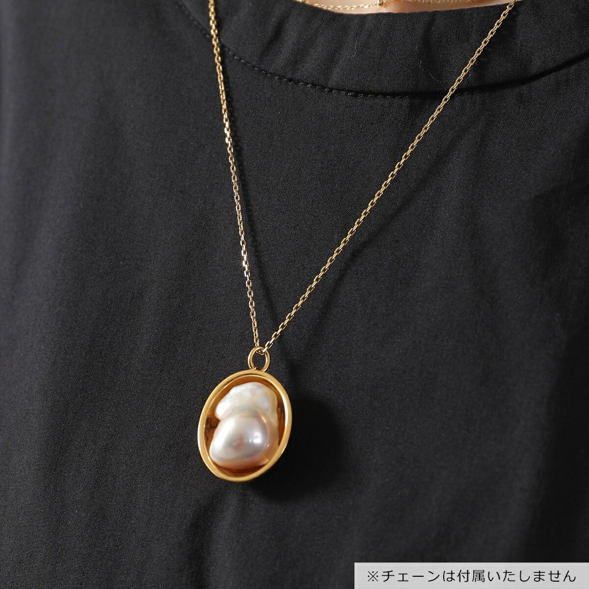 楽天市場】CELINE セリーヌ ペンダントトップ Pearl Oval Pendant